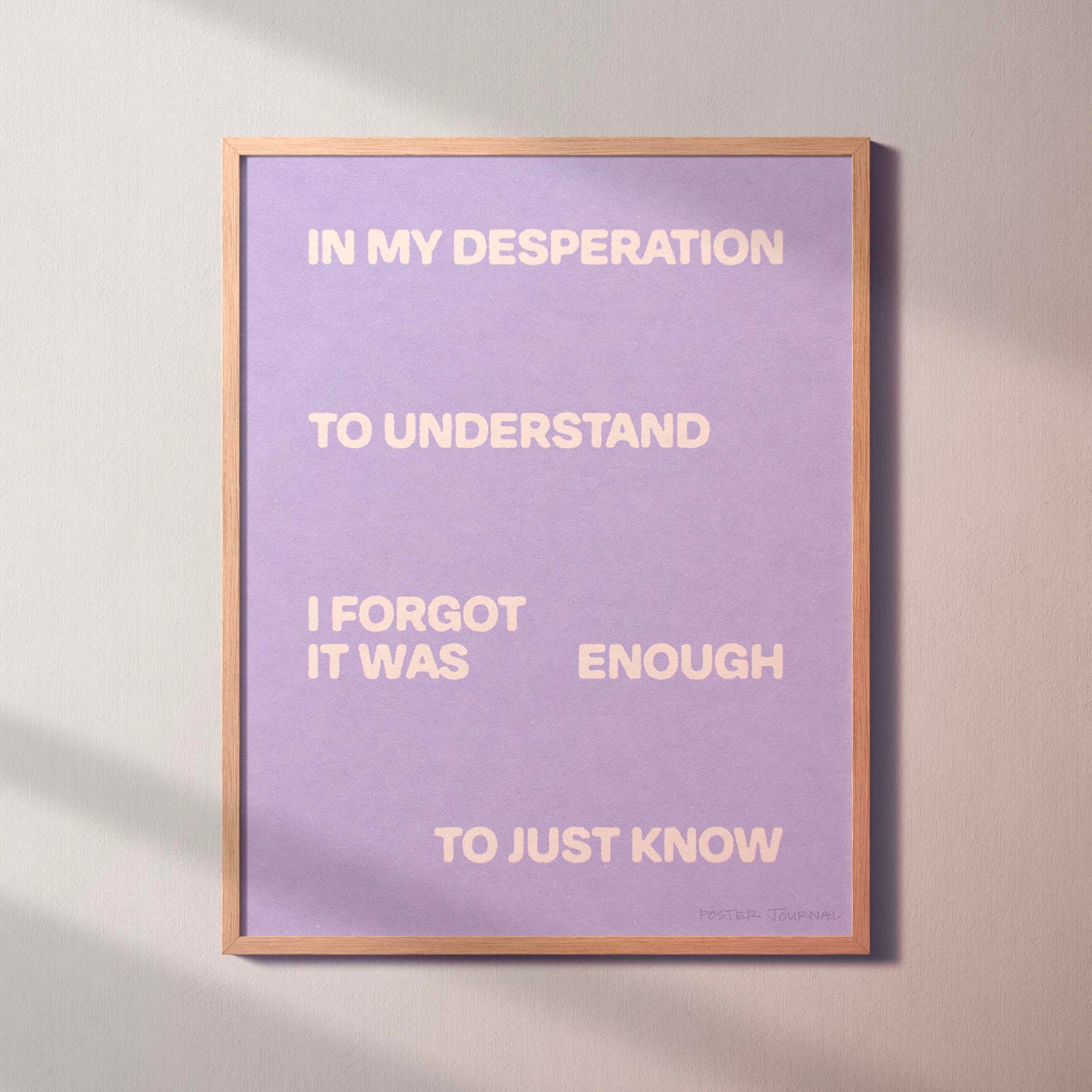 DESPERATION PRINT
