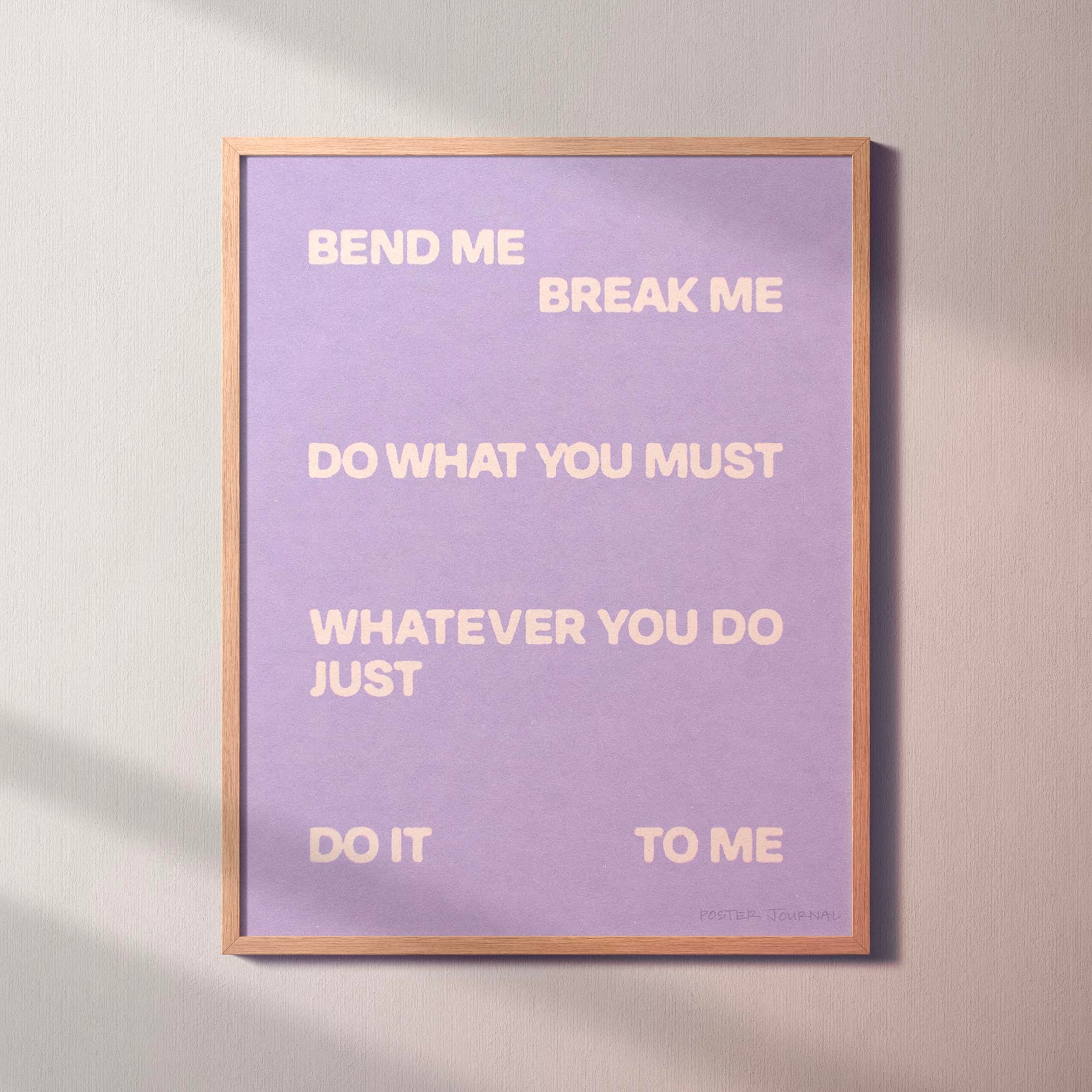 BEND PRINT