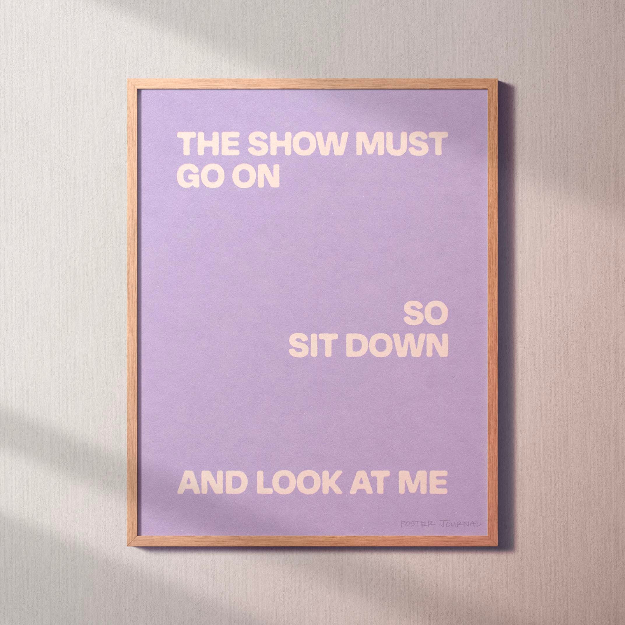 SHOW PRINT