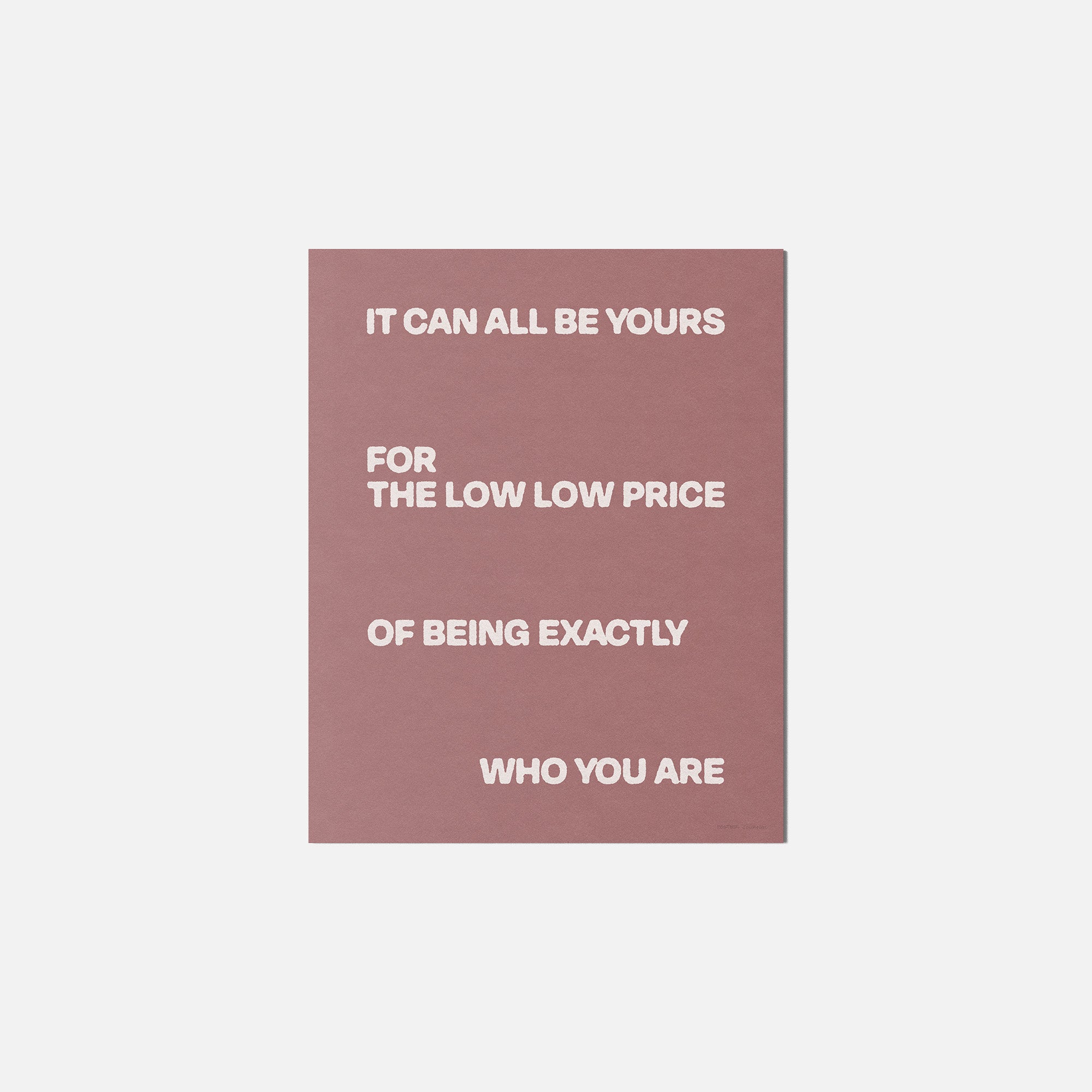 LOW PRINT