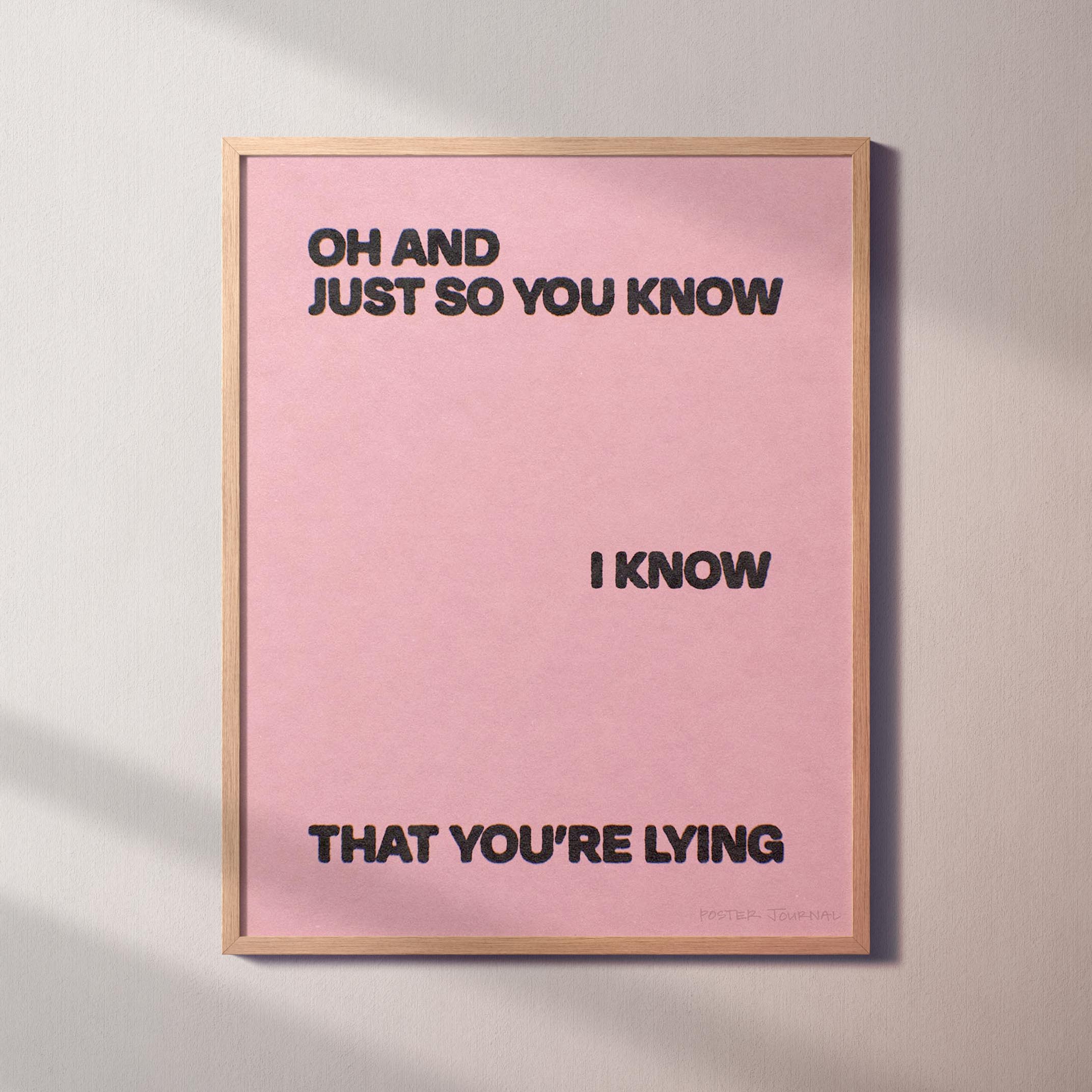 LYING PRINT