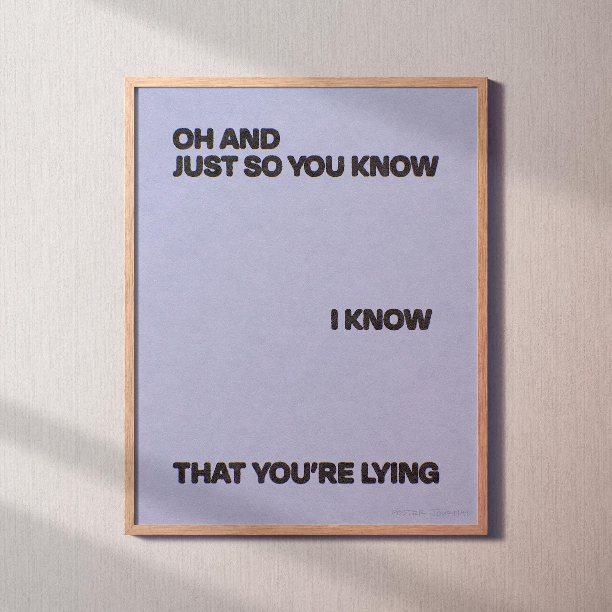 LYING PRINT