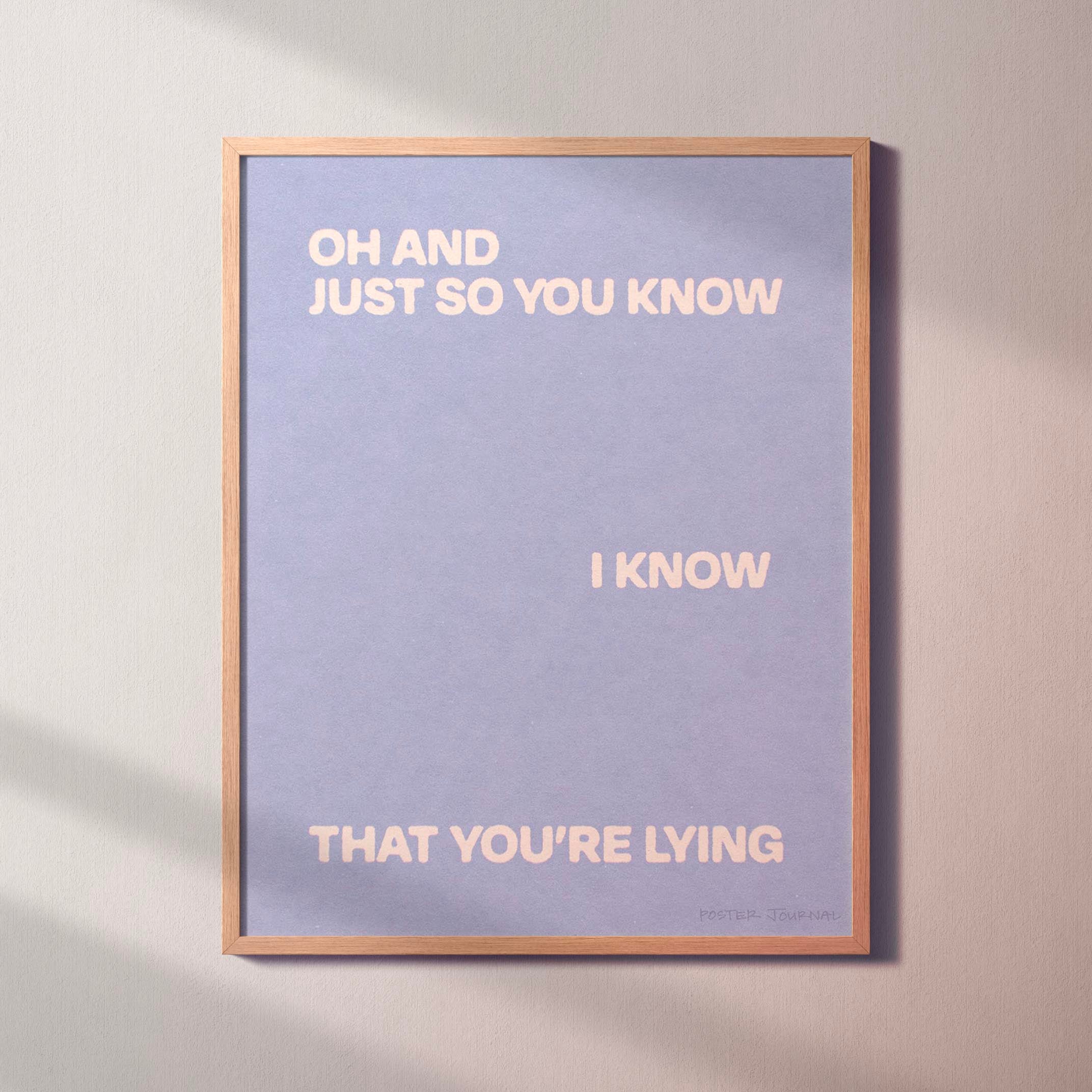 LYING PRINT