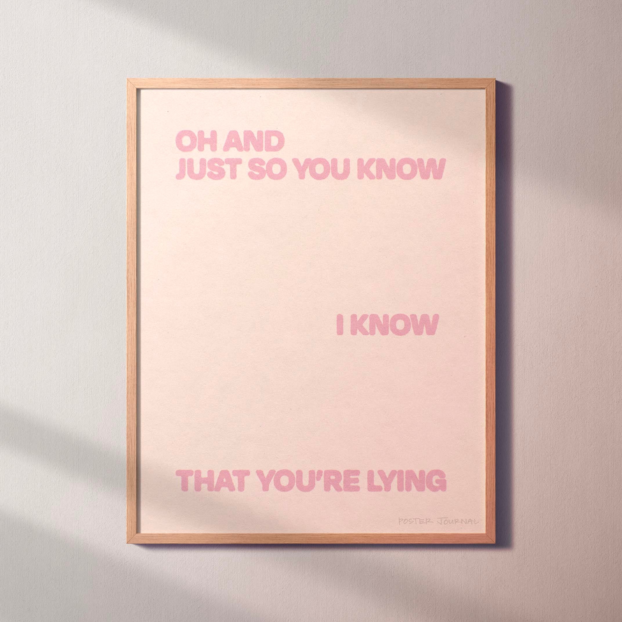 LYING PRINT