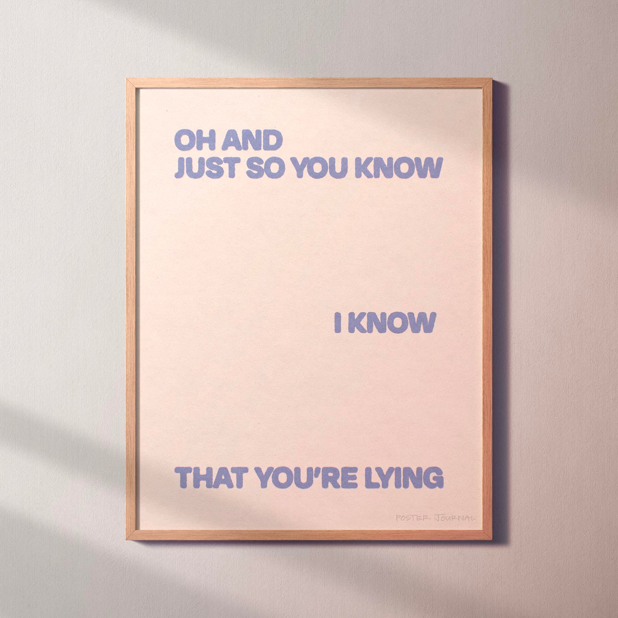 LYING PRINT