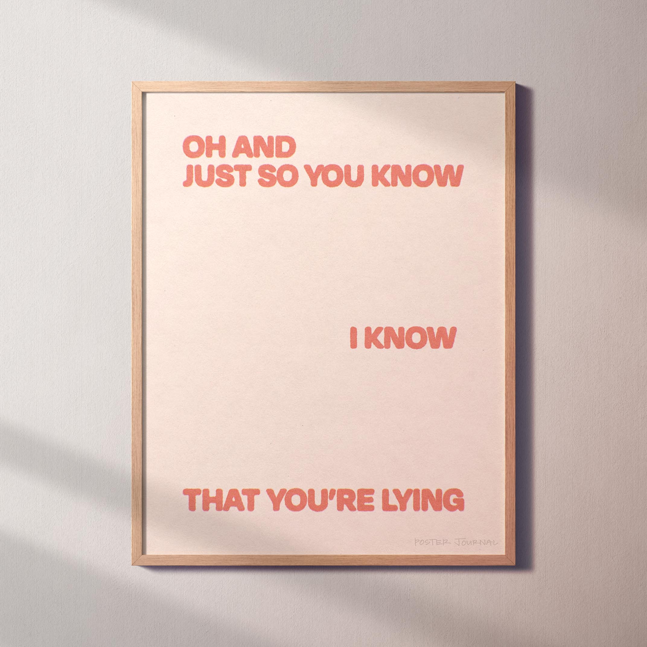 LYING PRINT