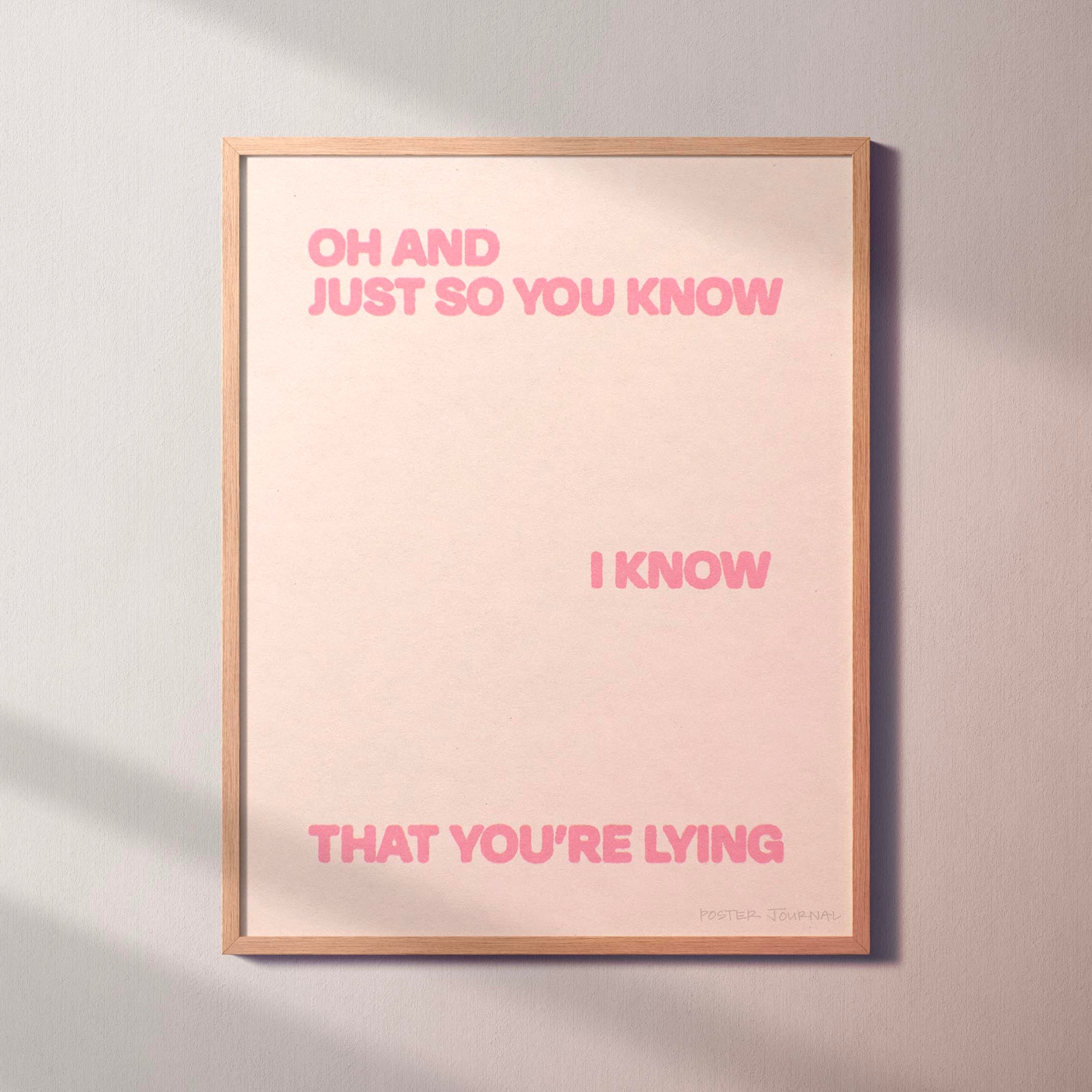LYING PRINT