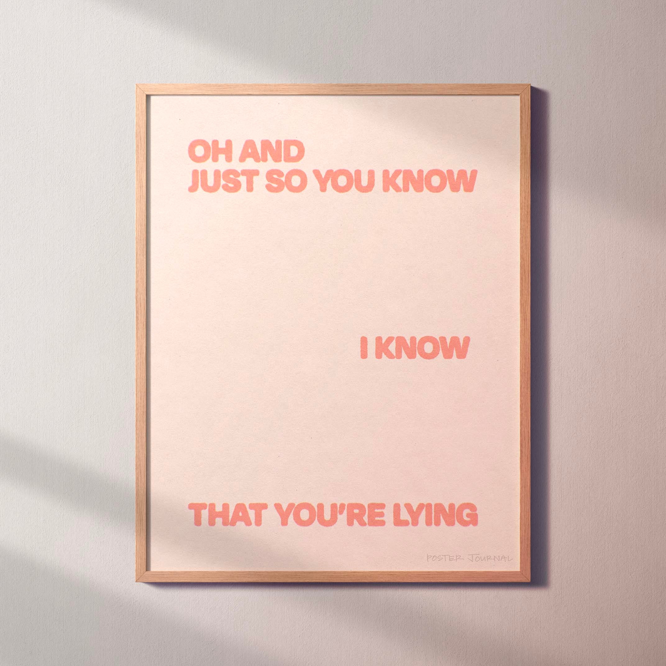 LYING PRINT