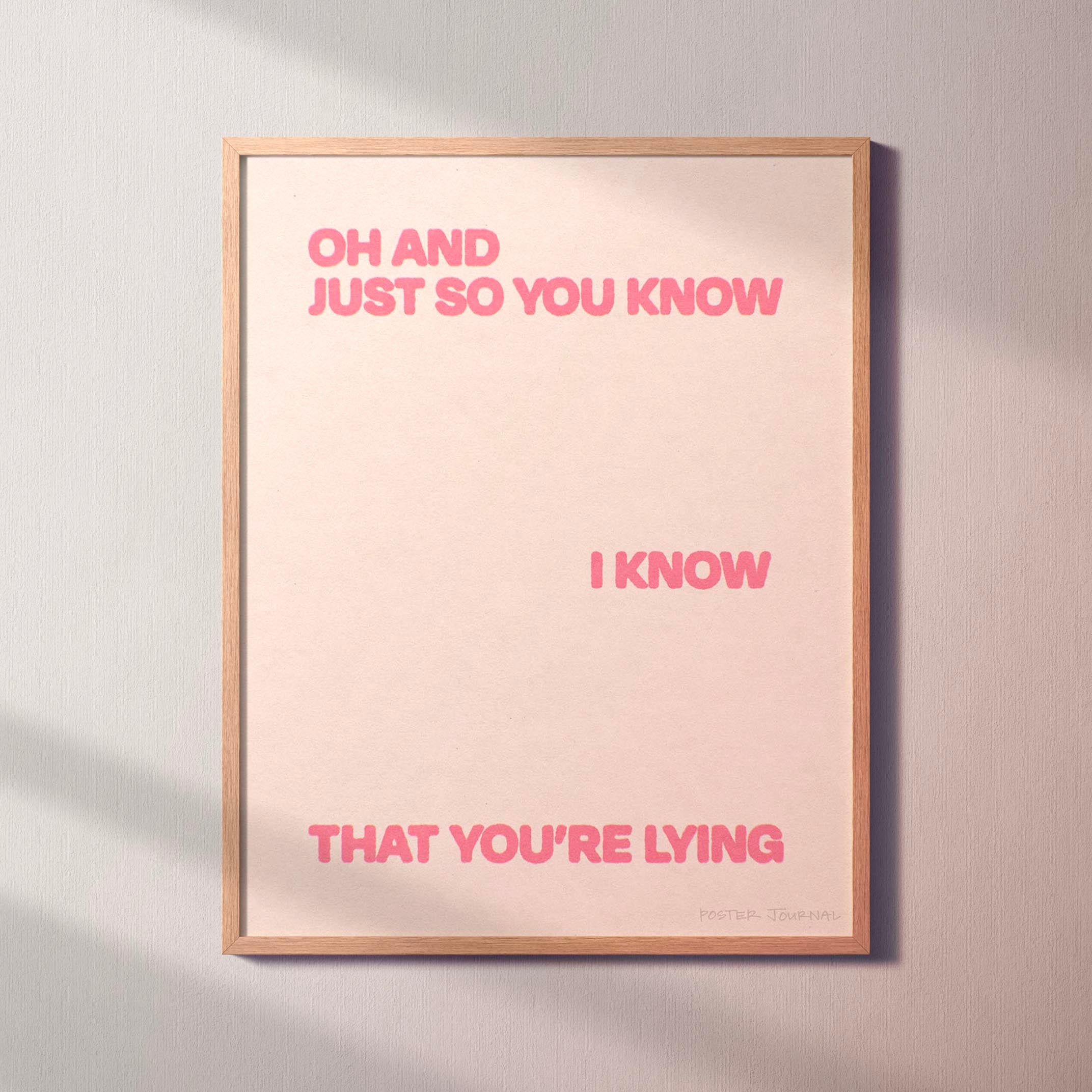 LYING PRINT