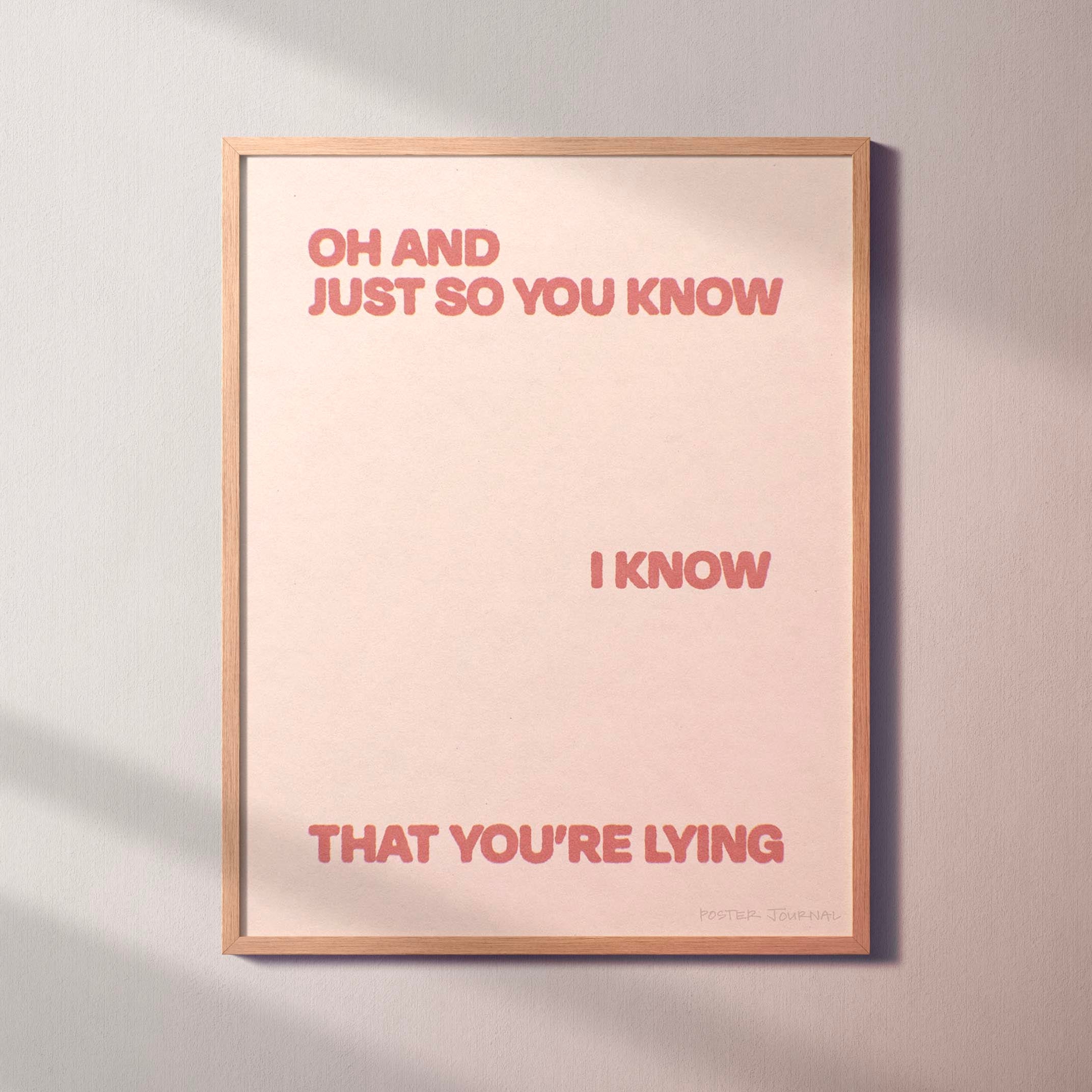 LYING PRINT