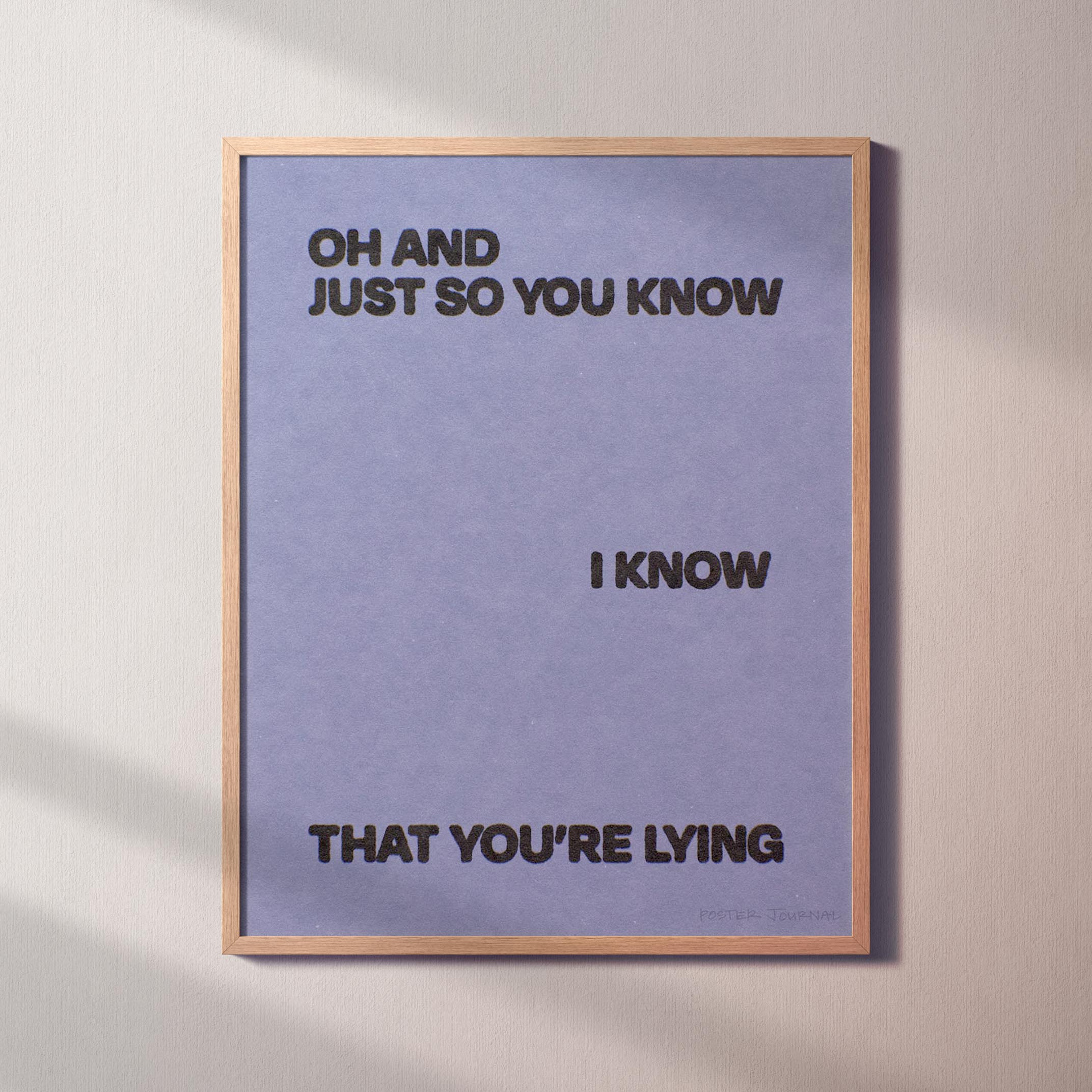 LYING PRINT