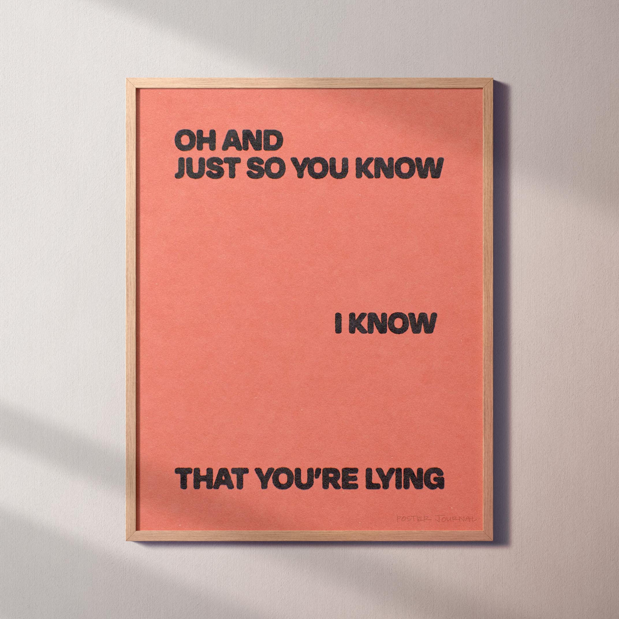 LYING PRINT