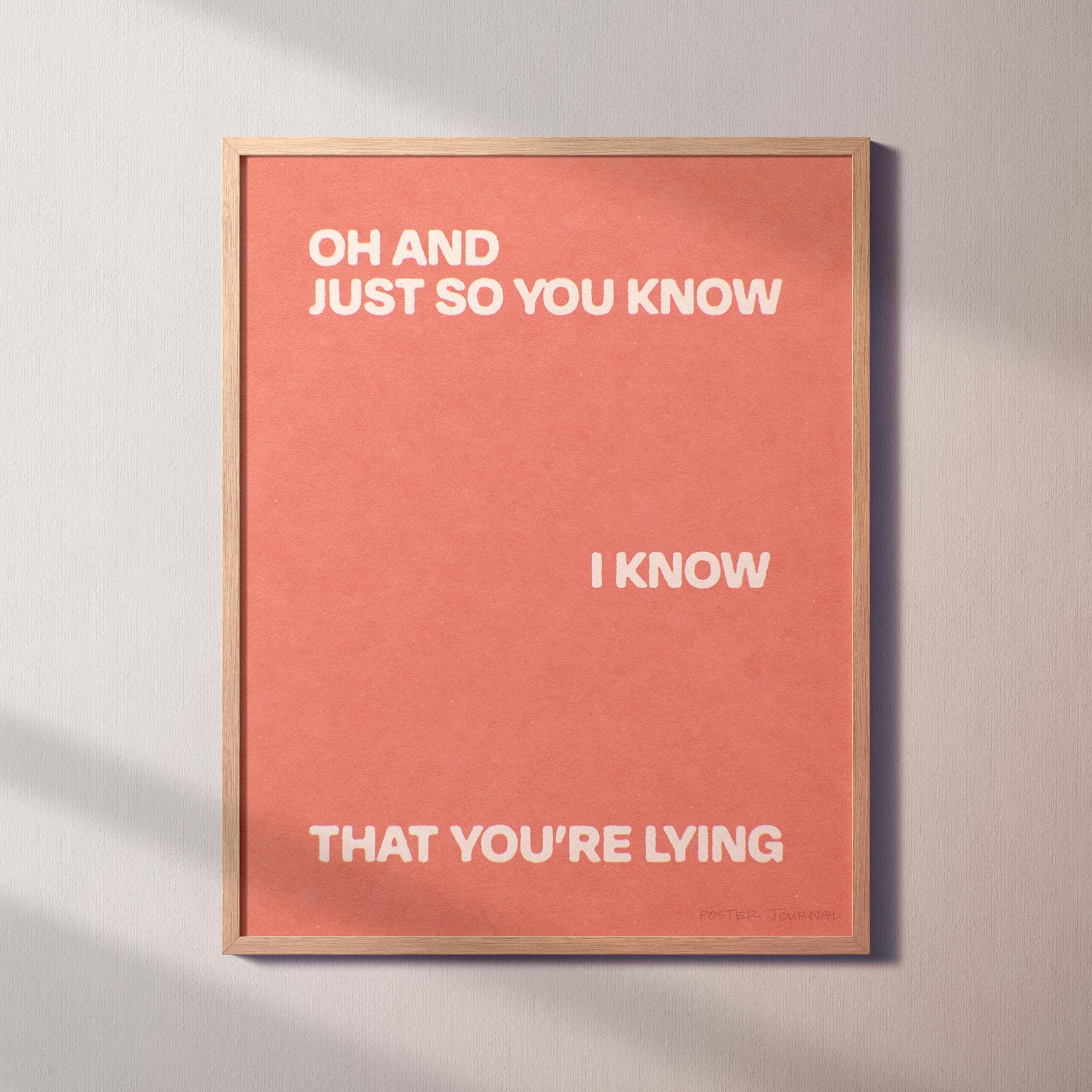 LYING PRINT