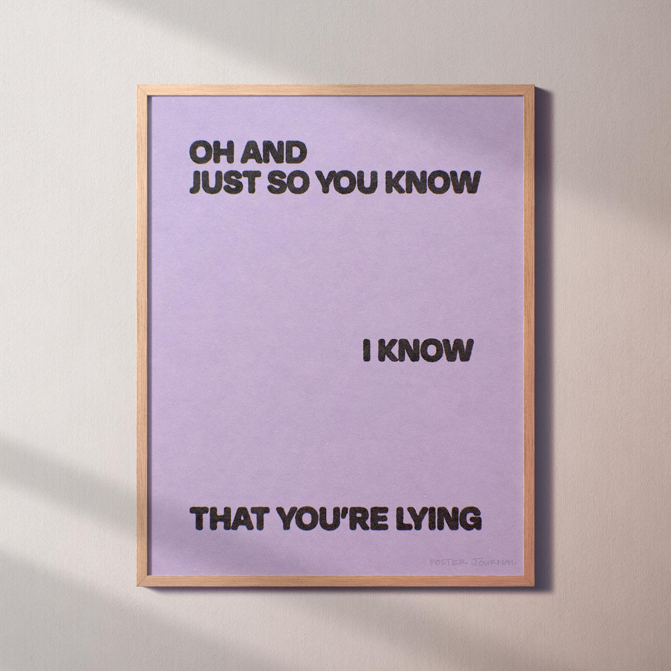 LYING PRINT