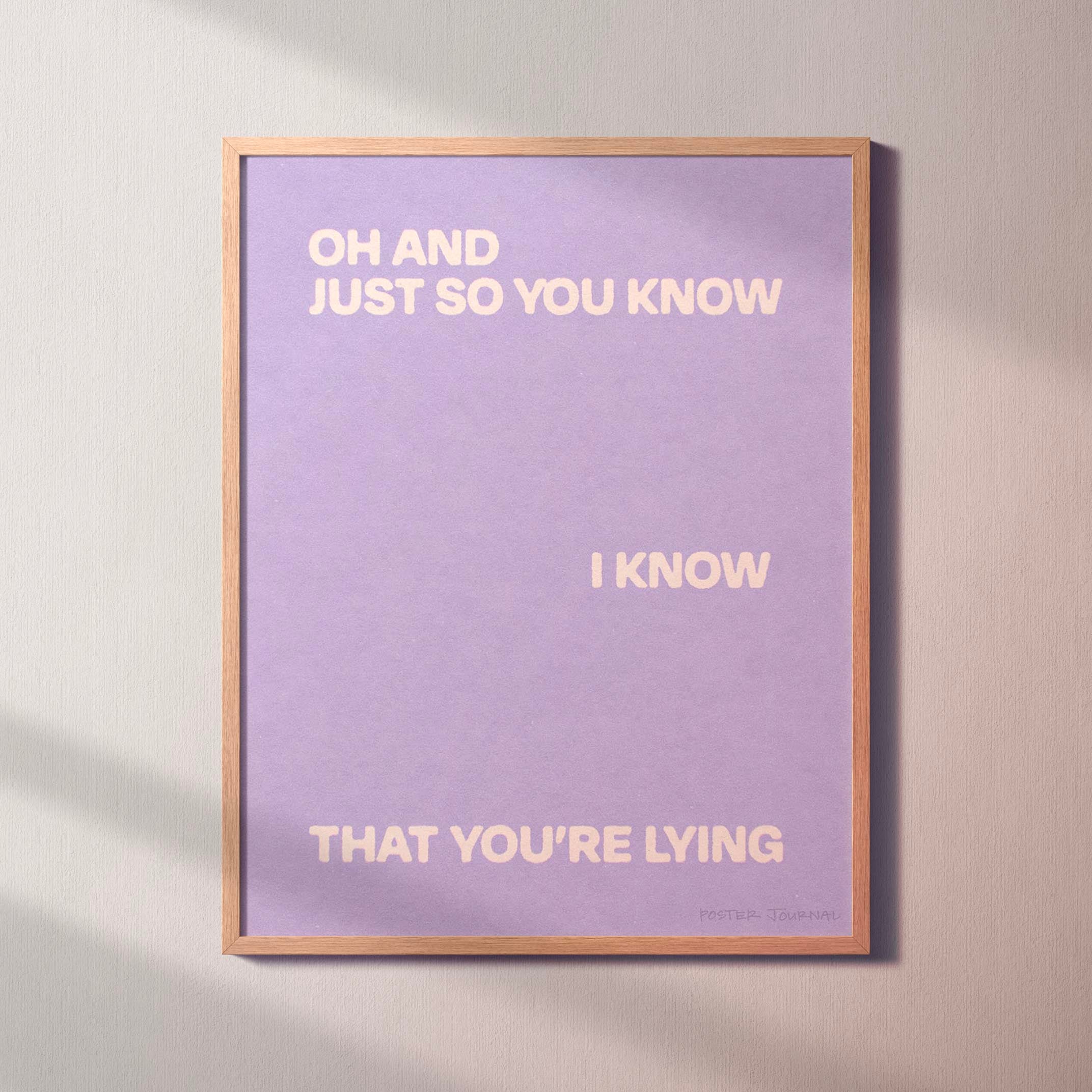 LYING PRINT