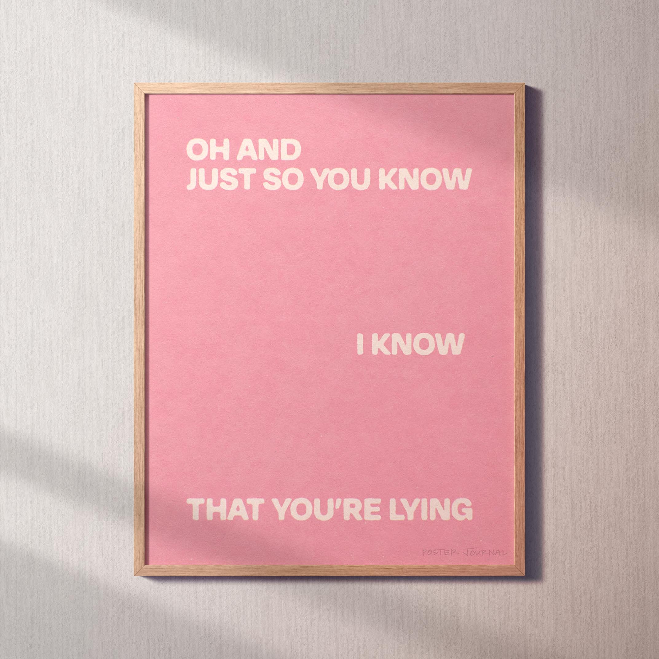 LYING PRINT