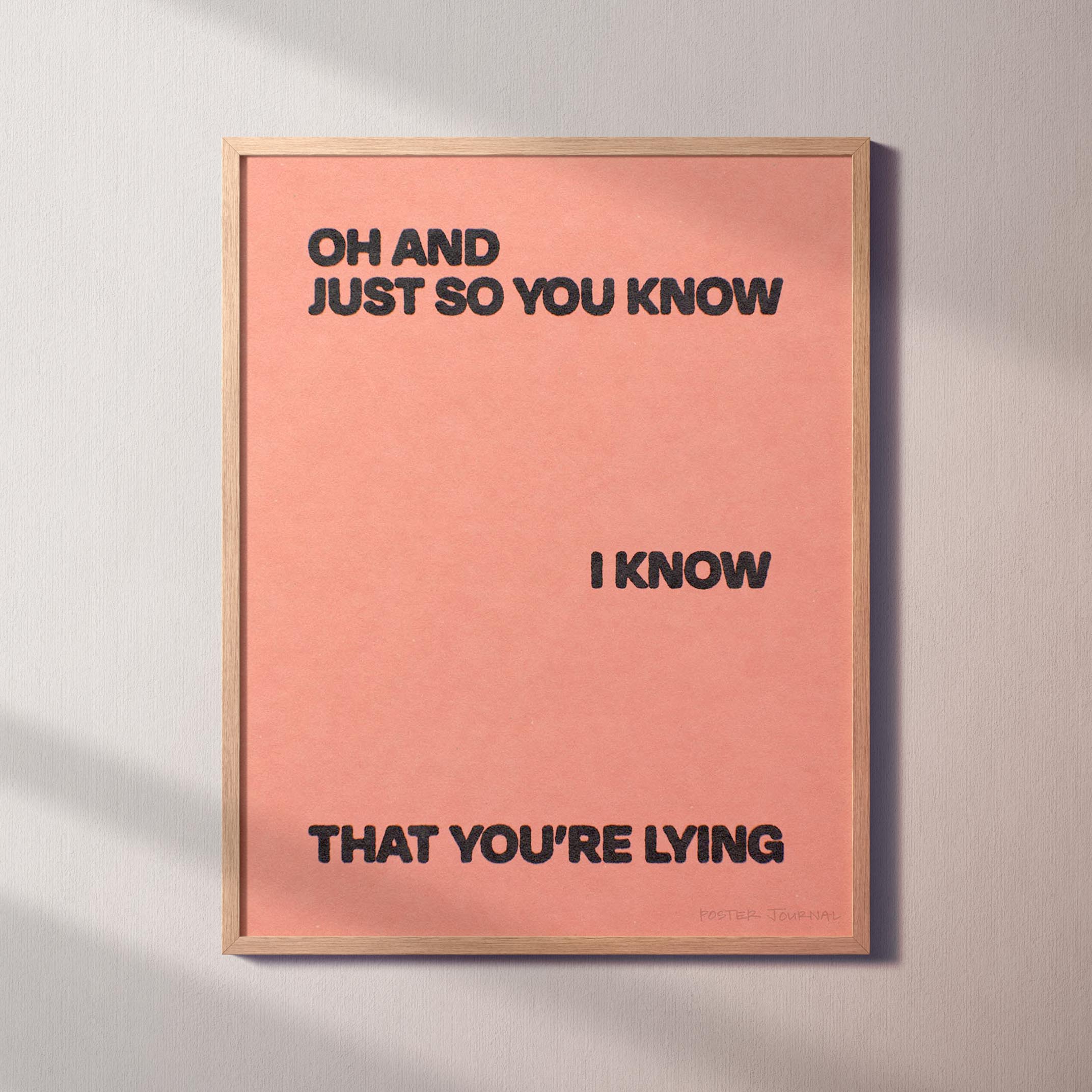 LYING PRINT