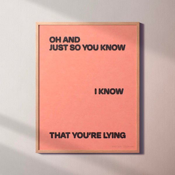 LYING PRINT