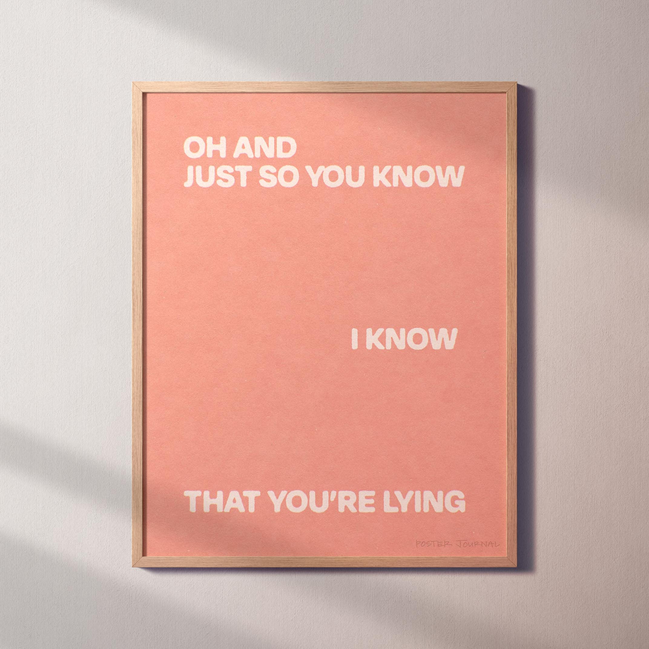 LYING PRINT