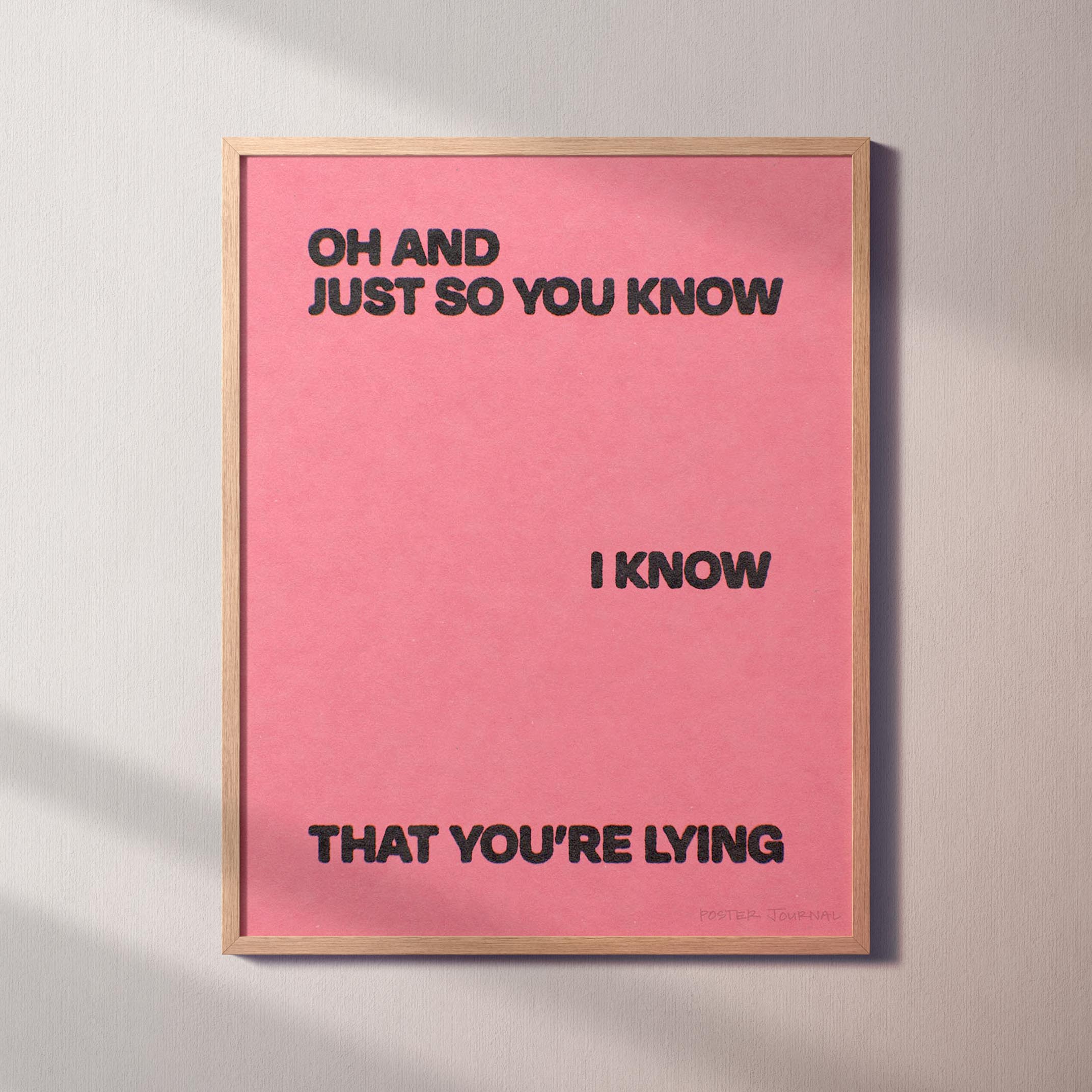 LYING PRINT
