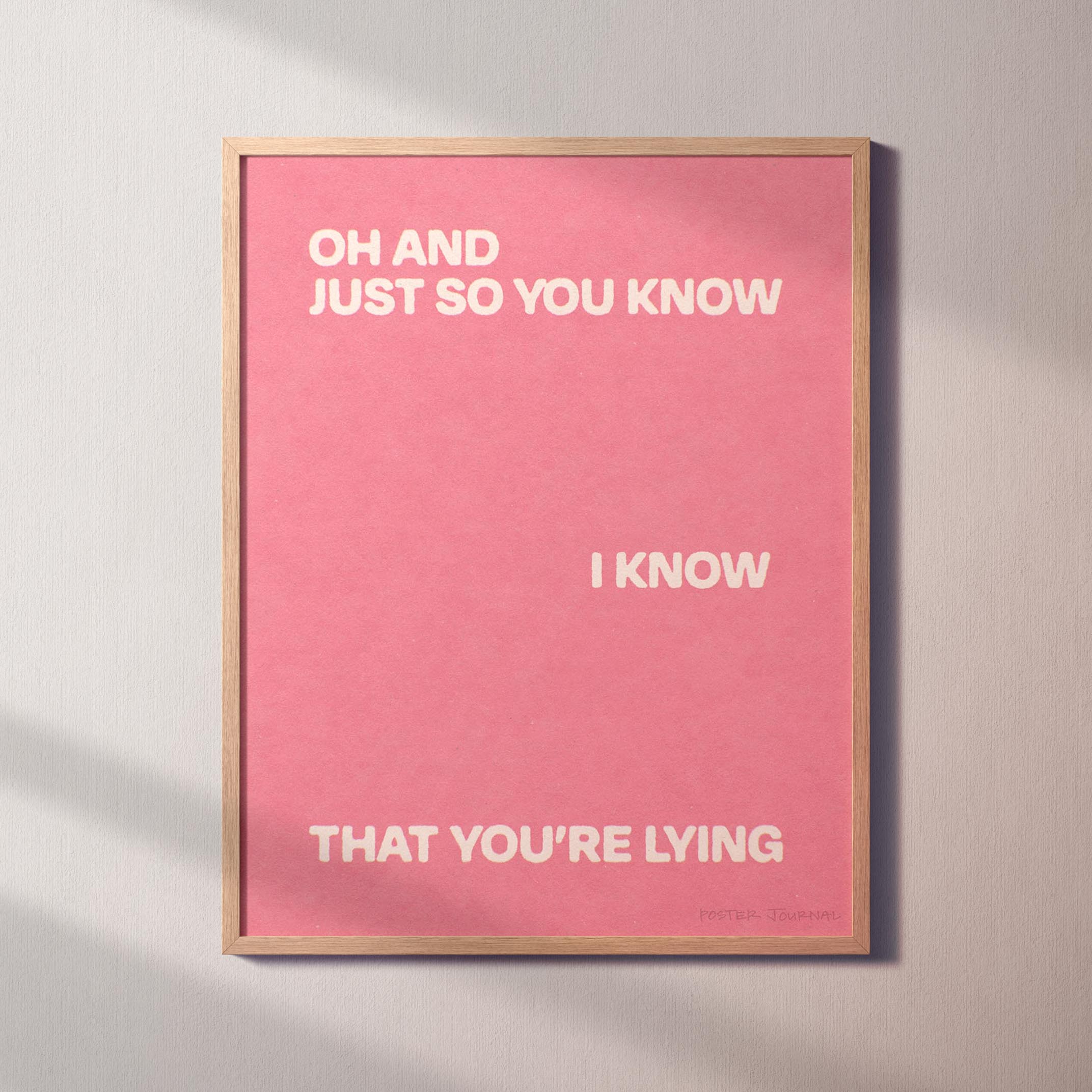 LYING PRINT