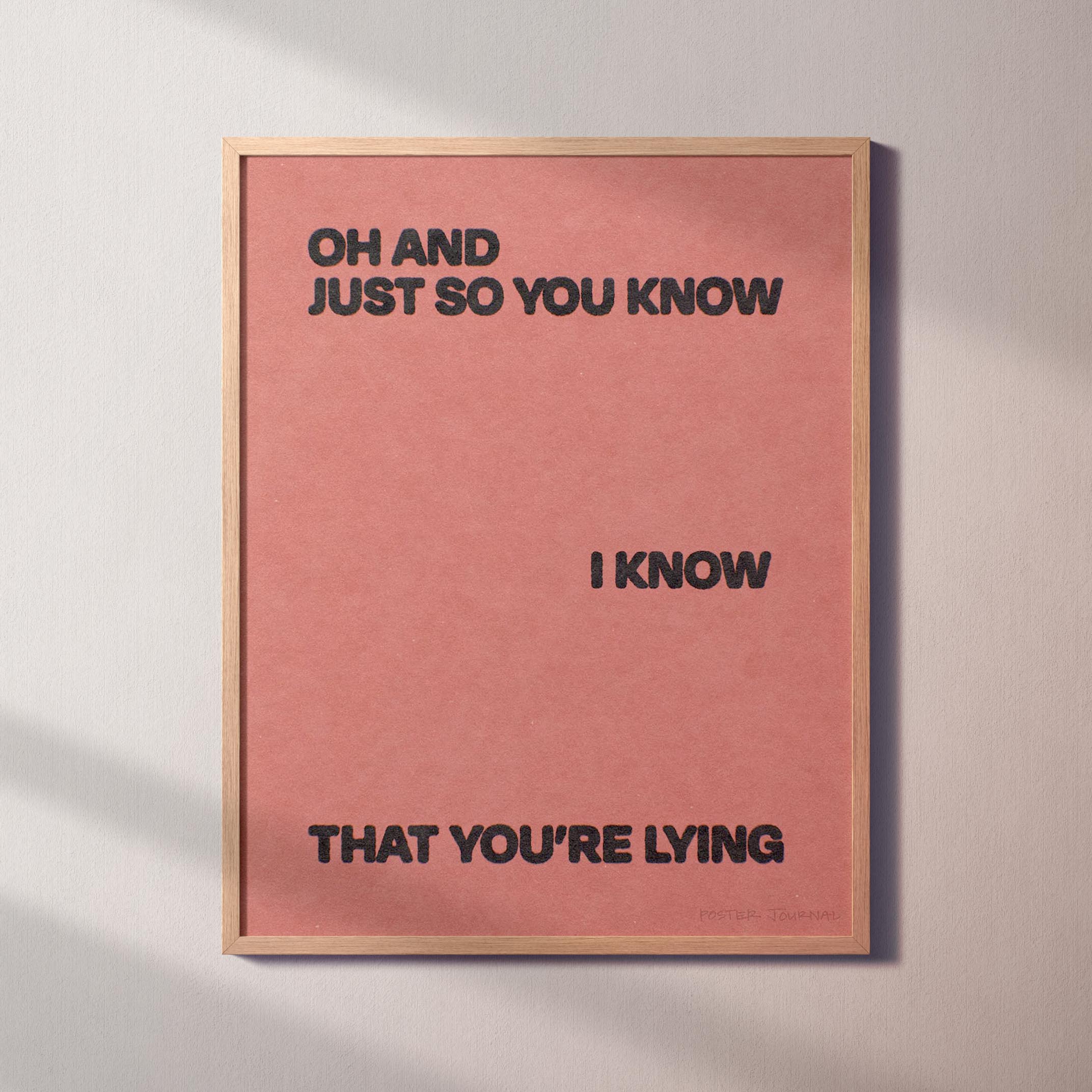 LYING PRINT