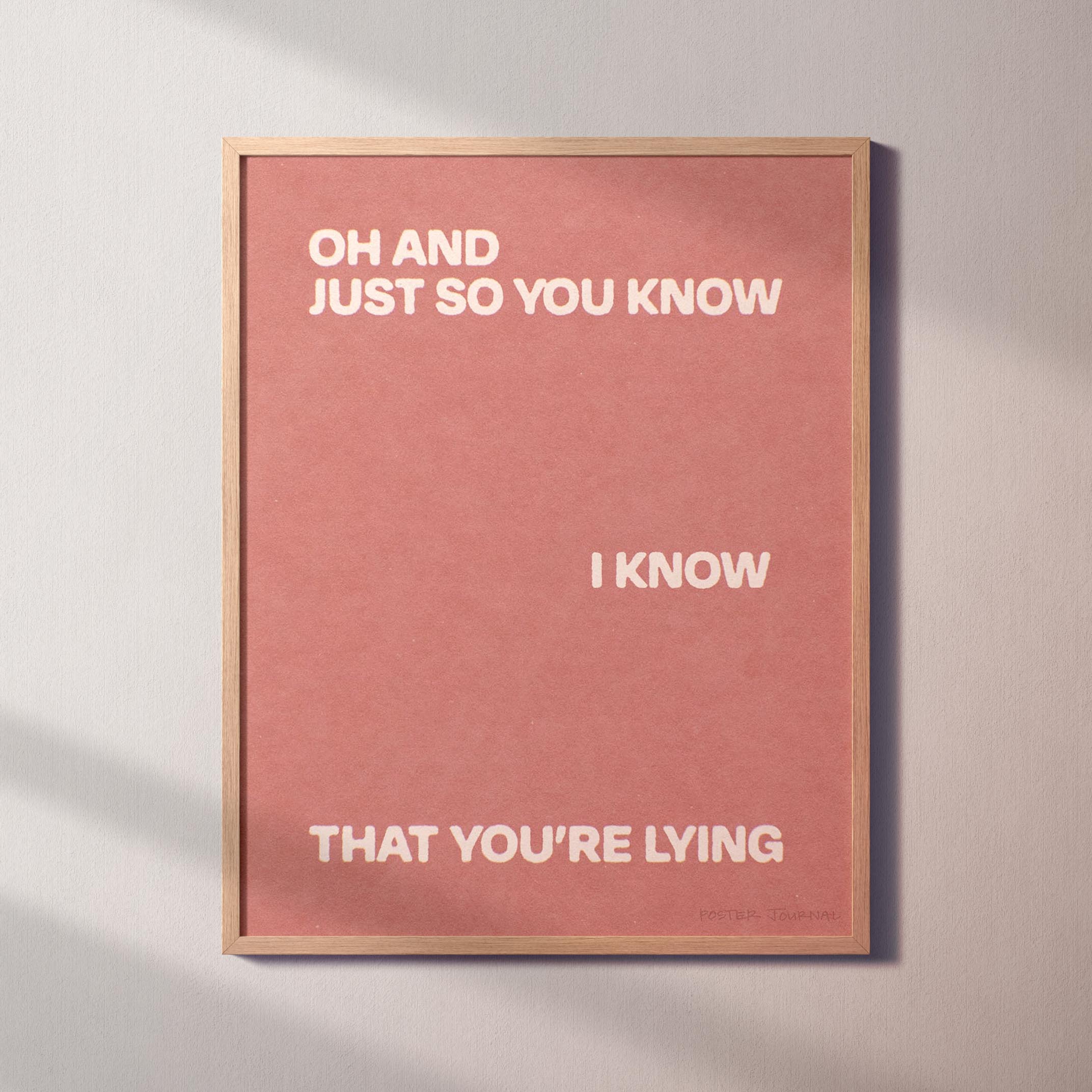 LYING PRINT