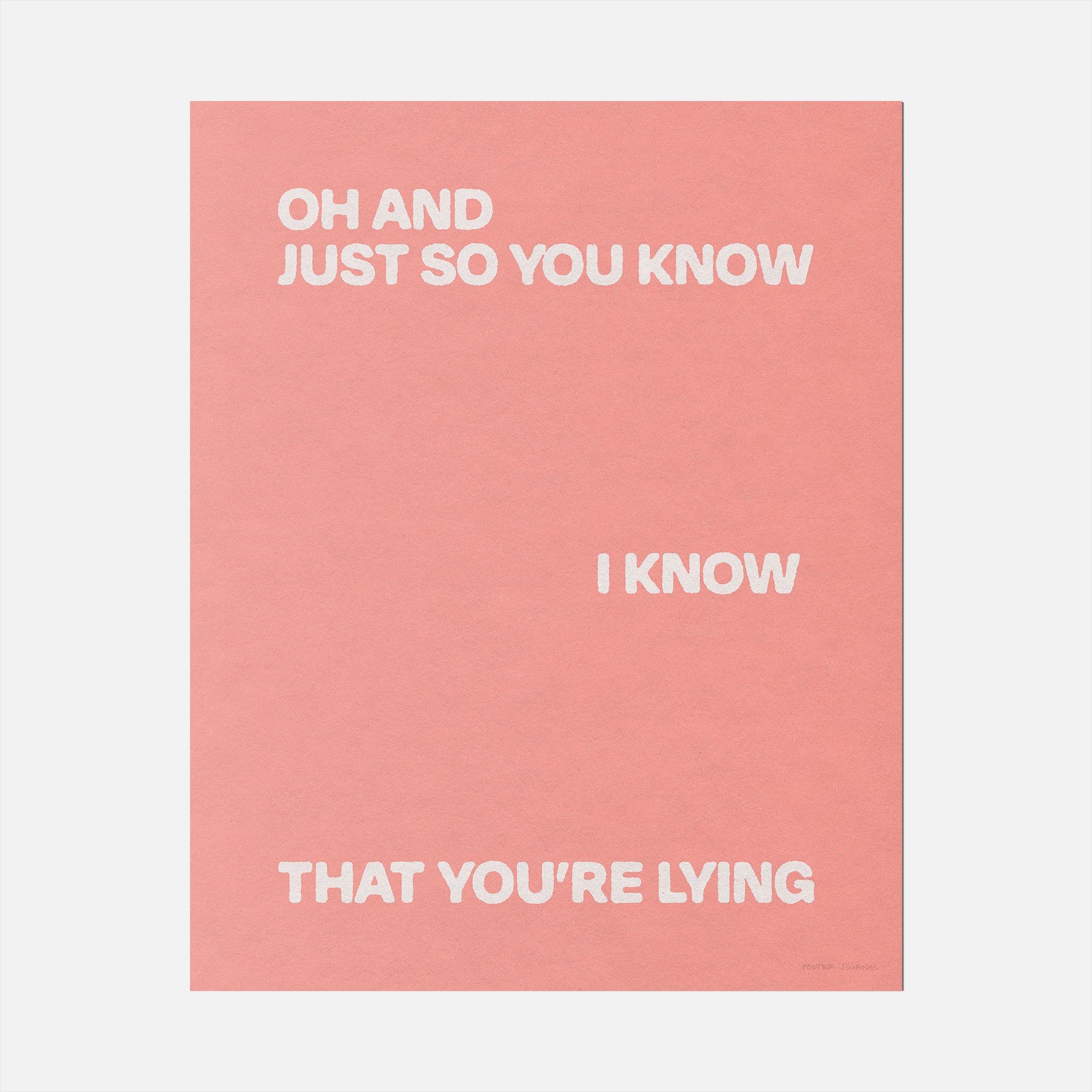 LYING PRINT