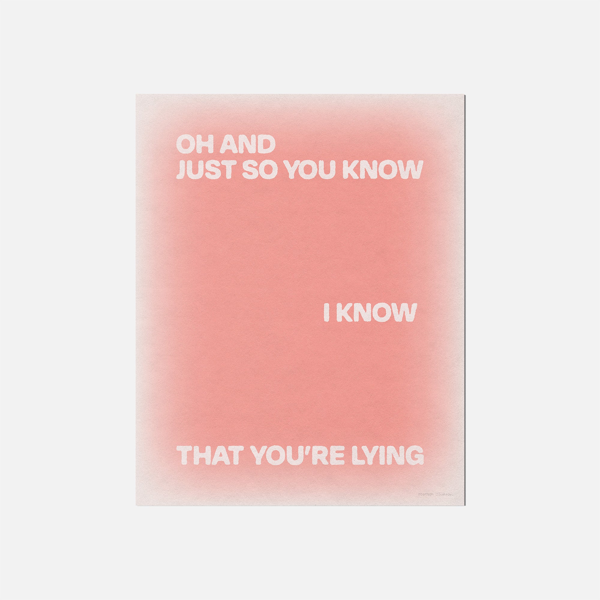LYING PRINT