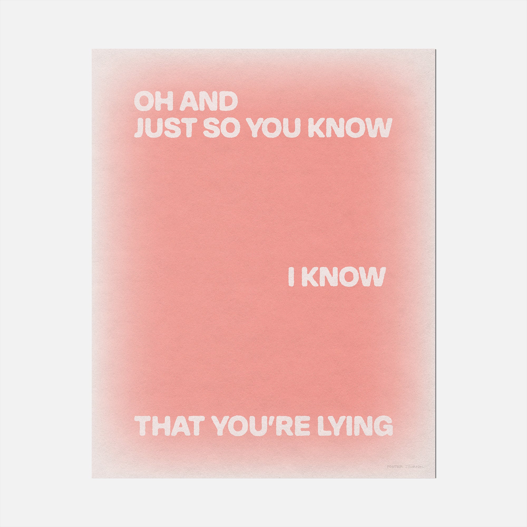 LYING PRINT