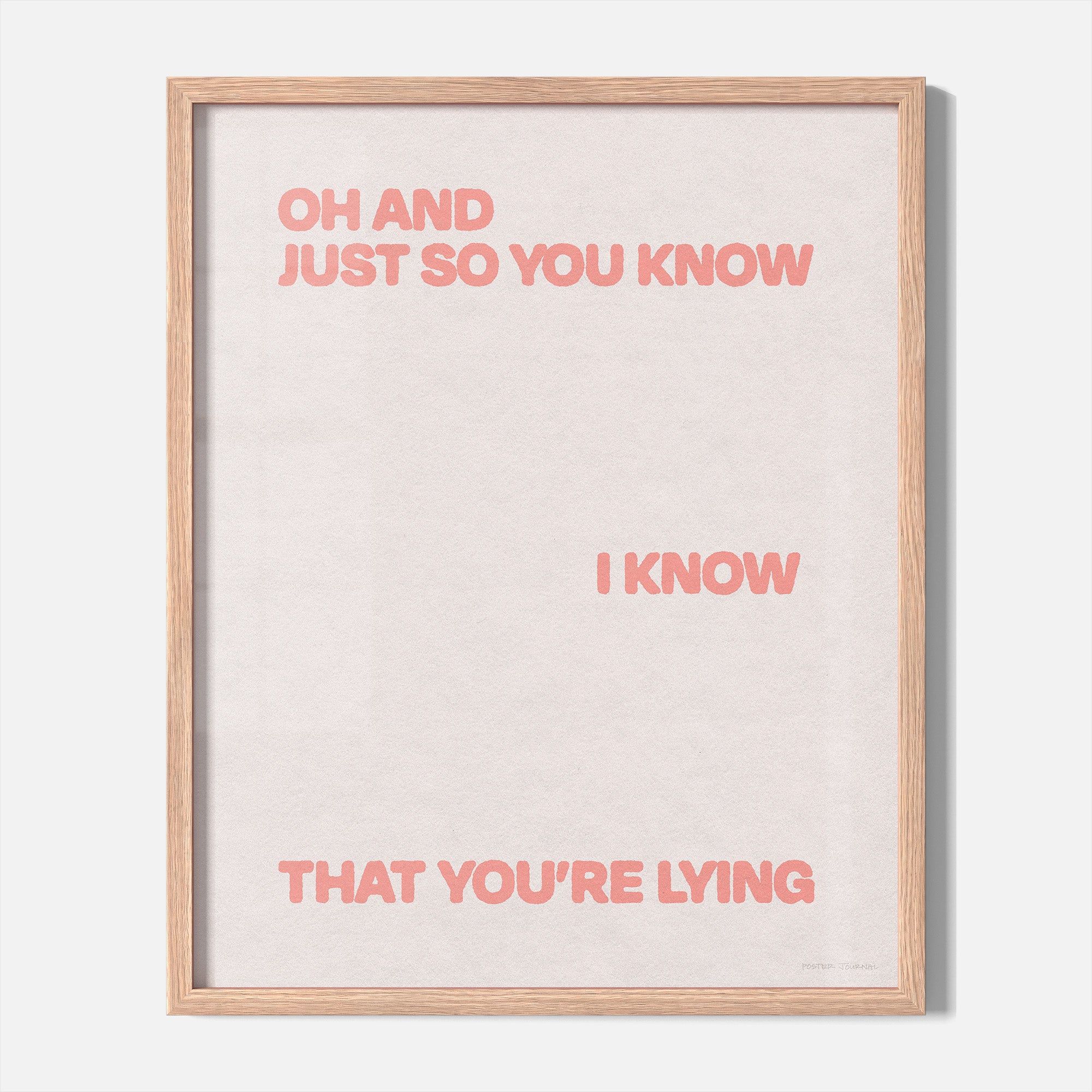 LYING PRINT