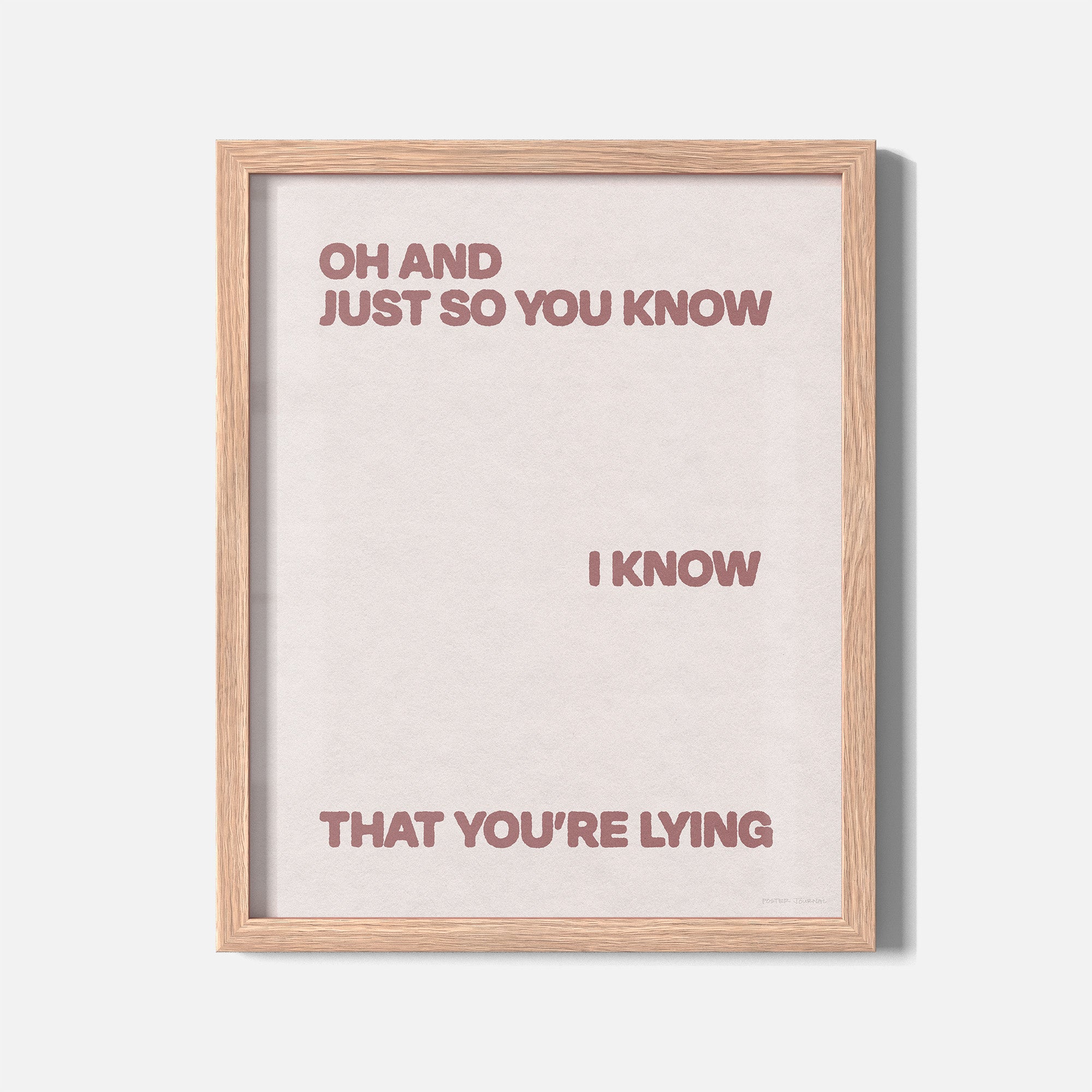 LYING PRINT