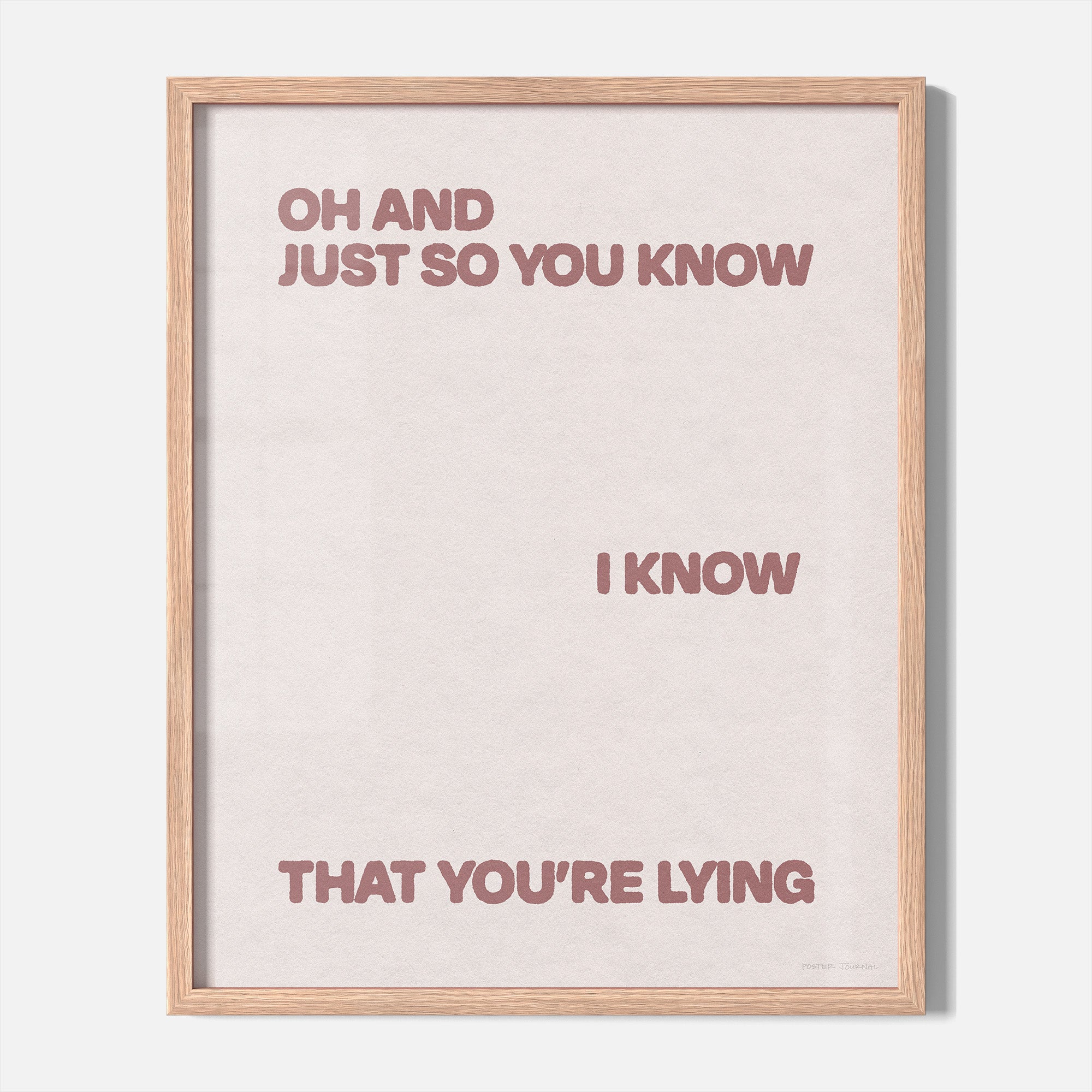 LYING PRINT
