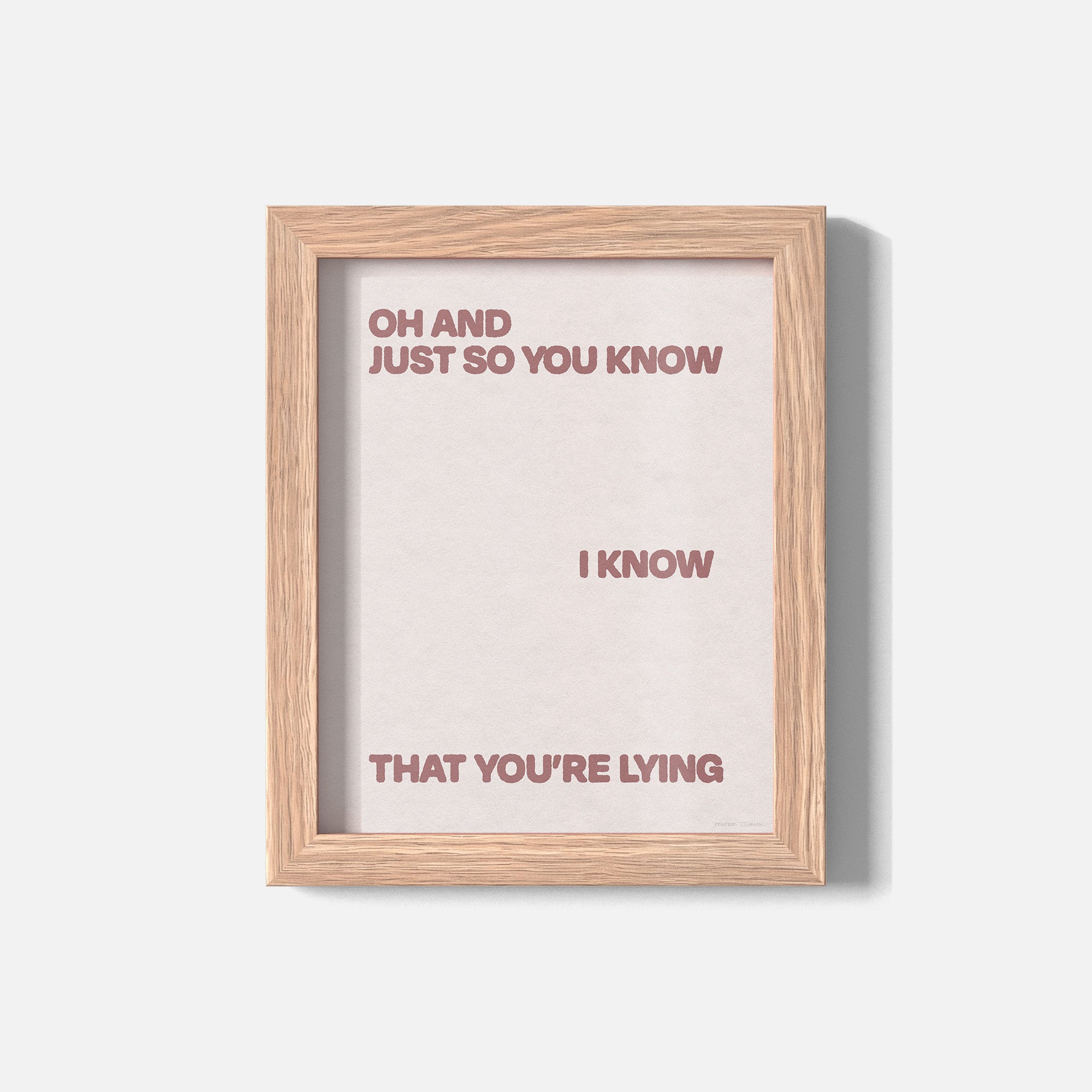 LYING PRINT