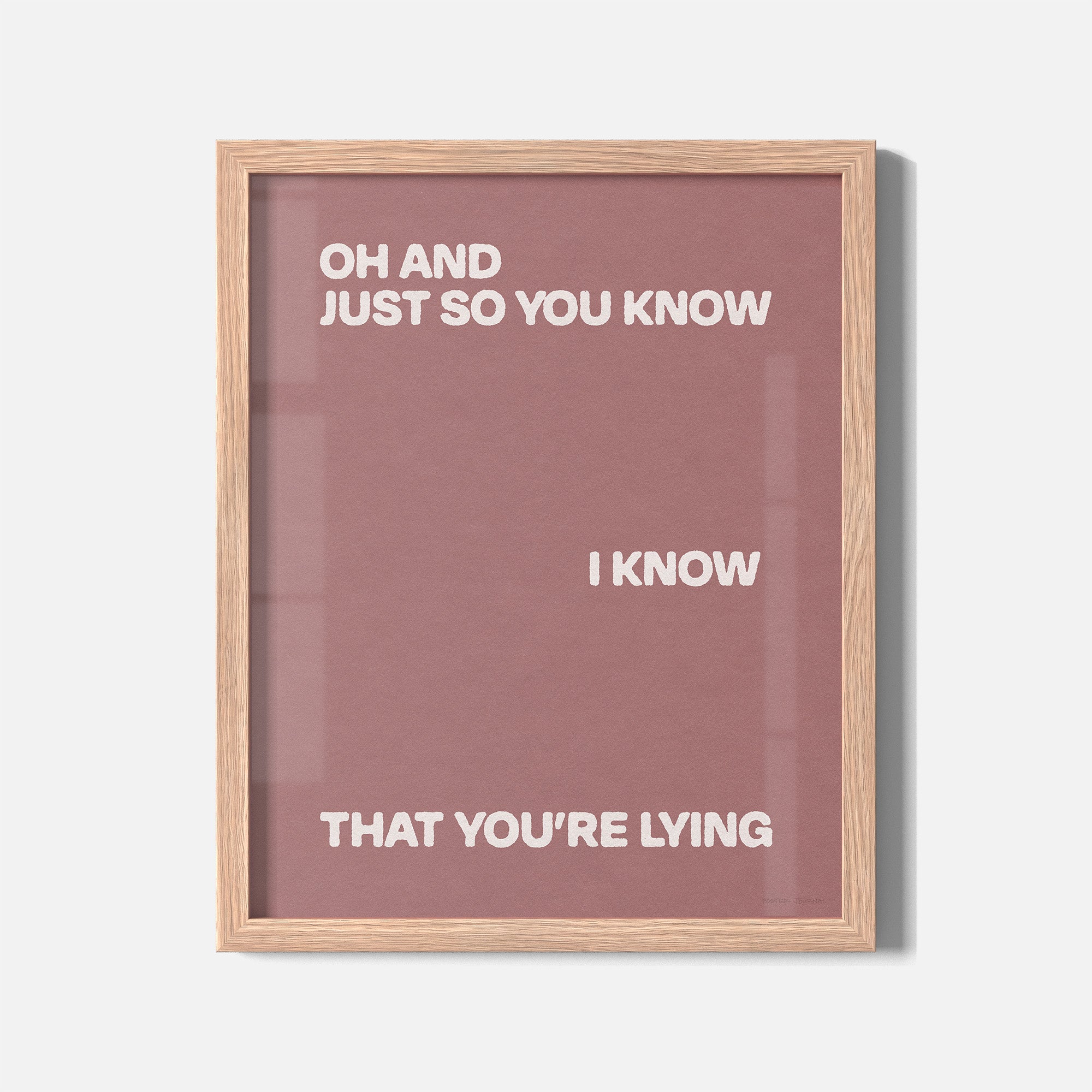 LYING PRINT