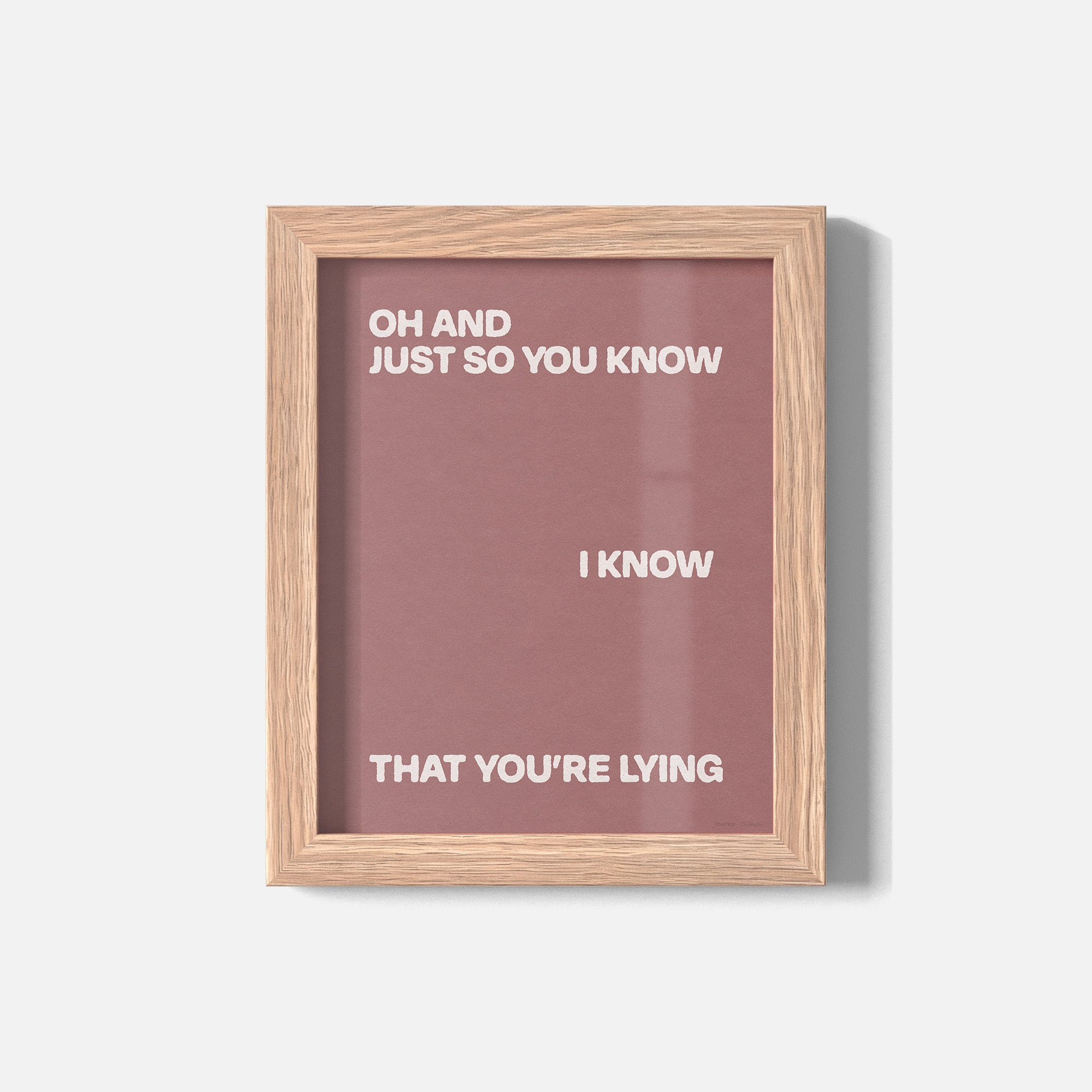 LYING PRINT