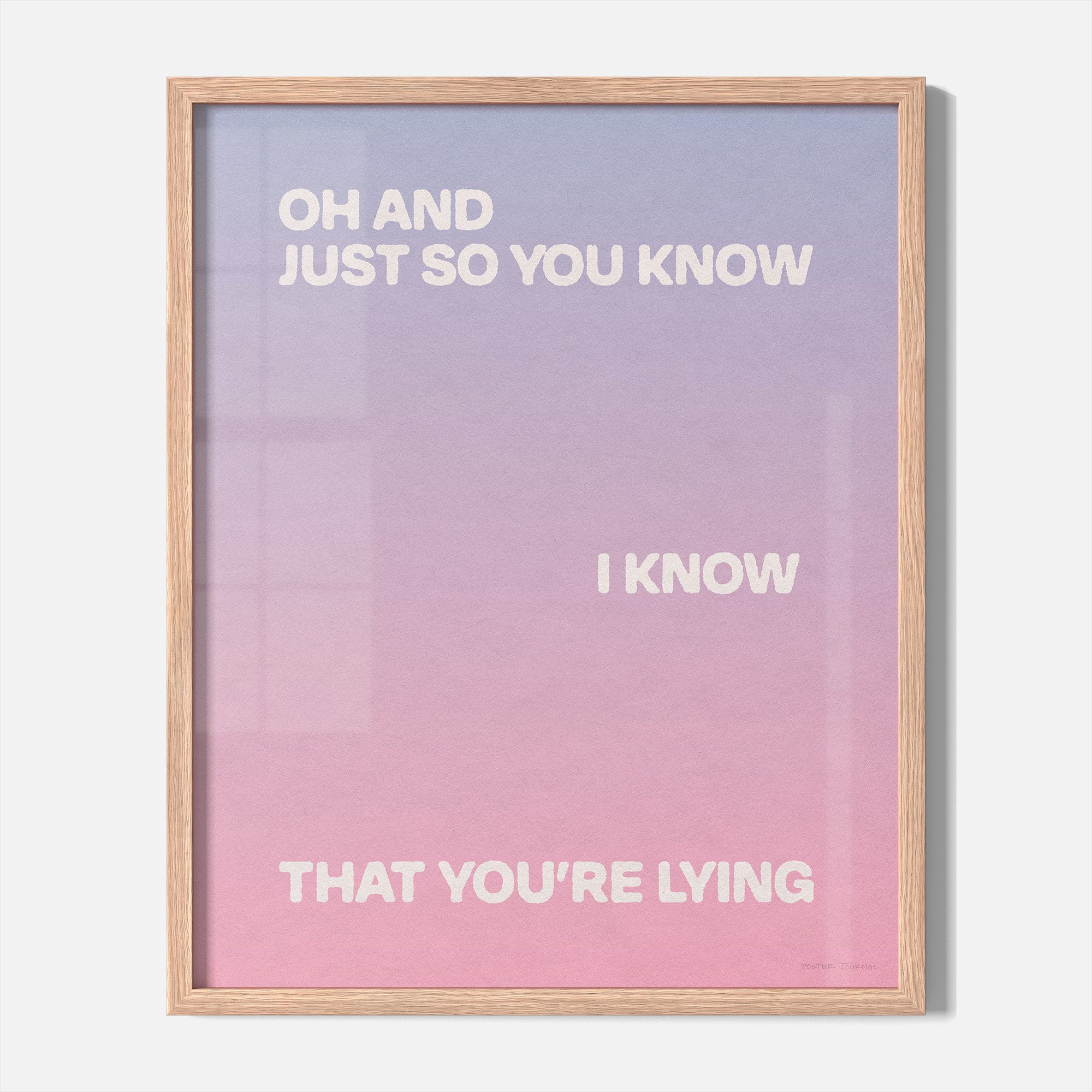 LYING PRINT