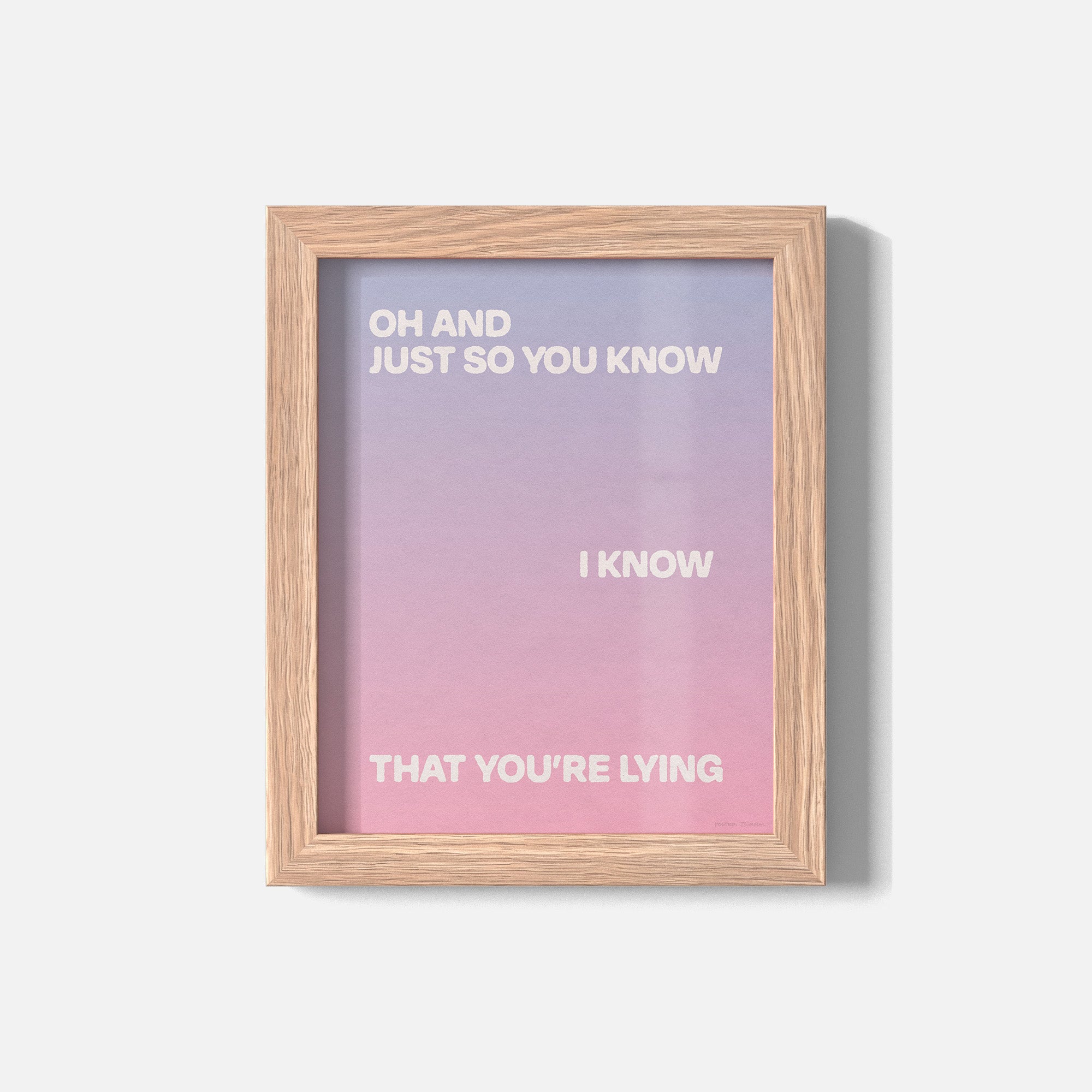 LYING PRINT