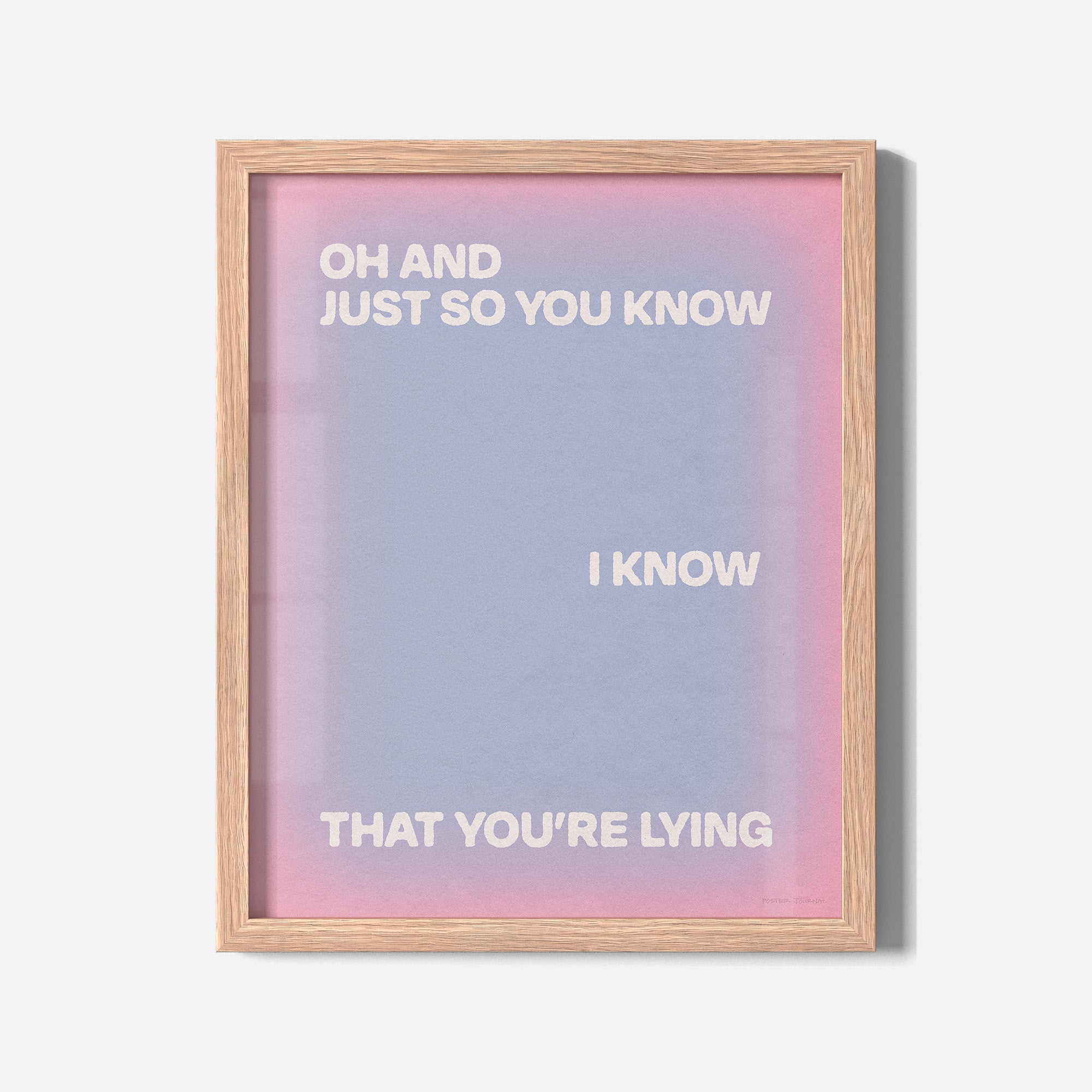LYING PRINT
