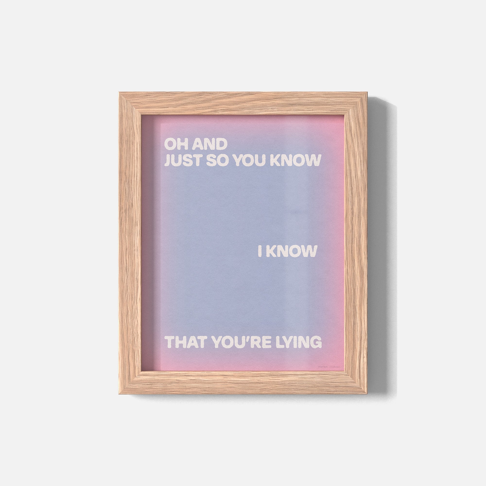 LYING PRINT