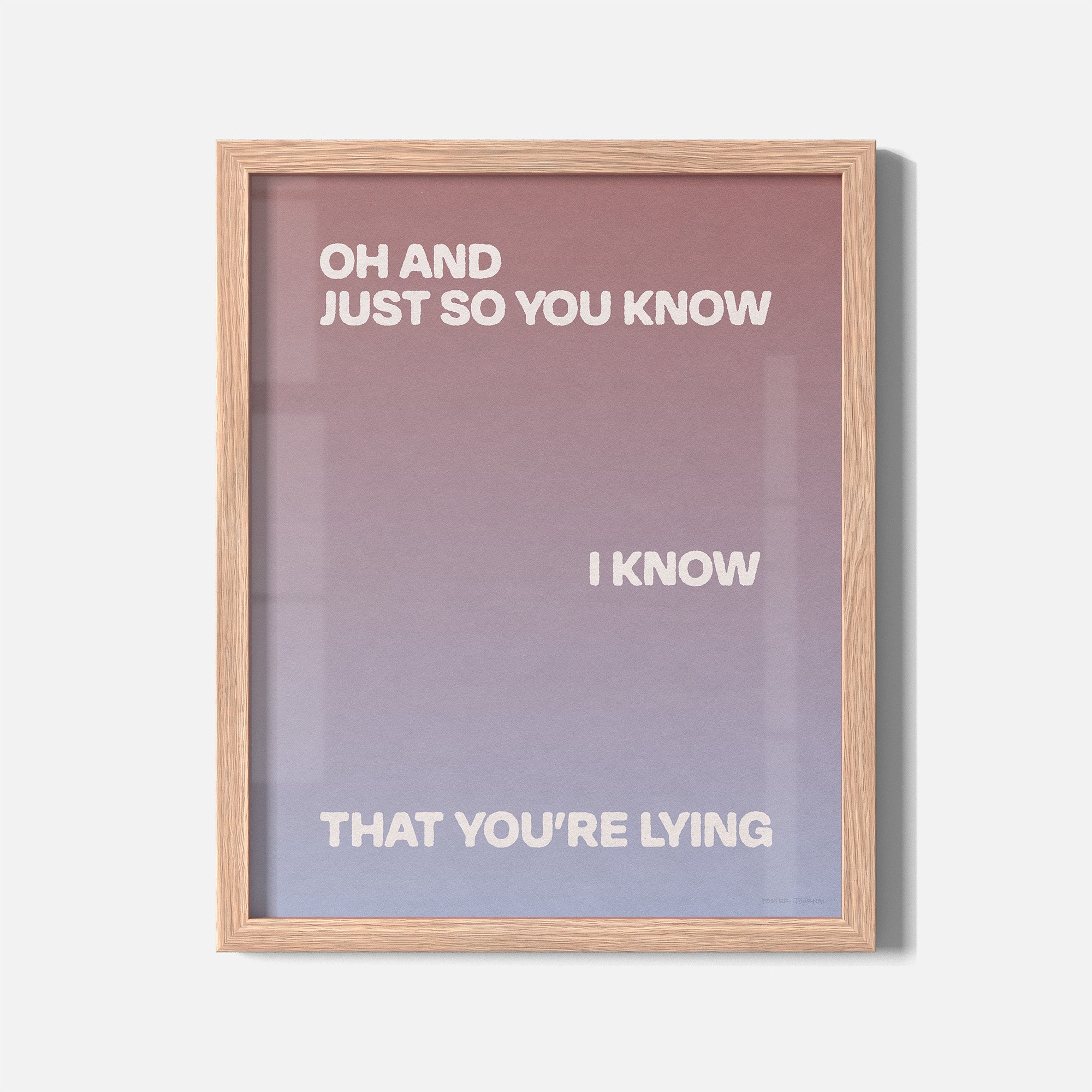 LYING PRINT