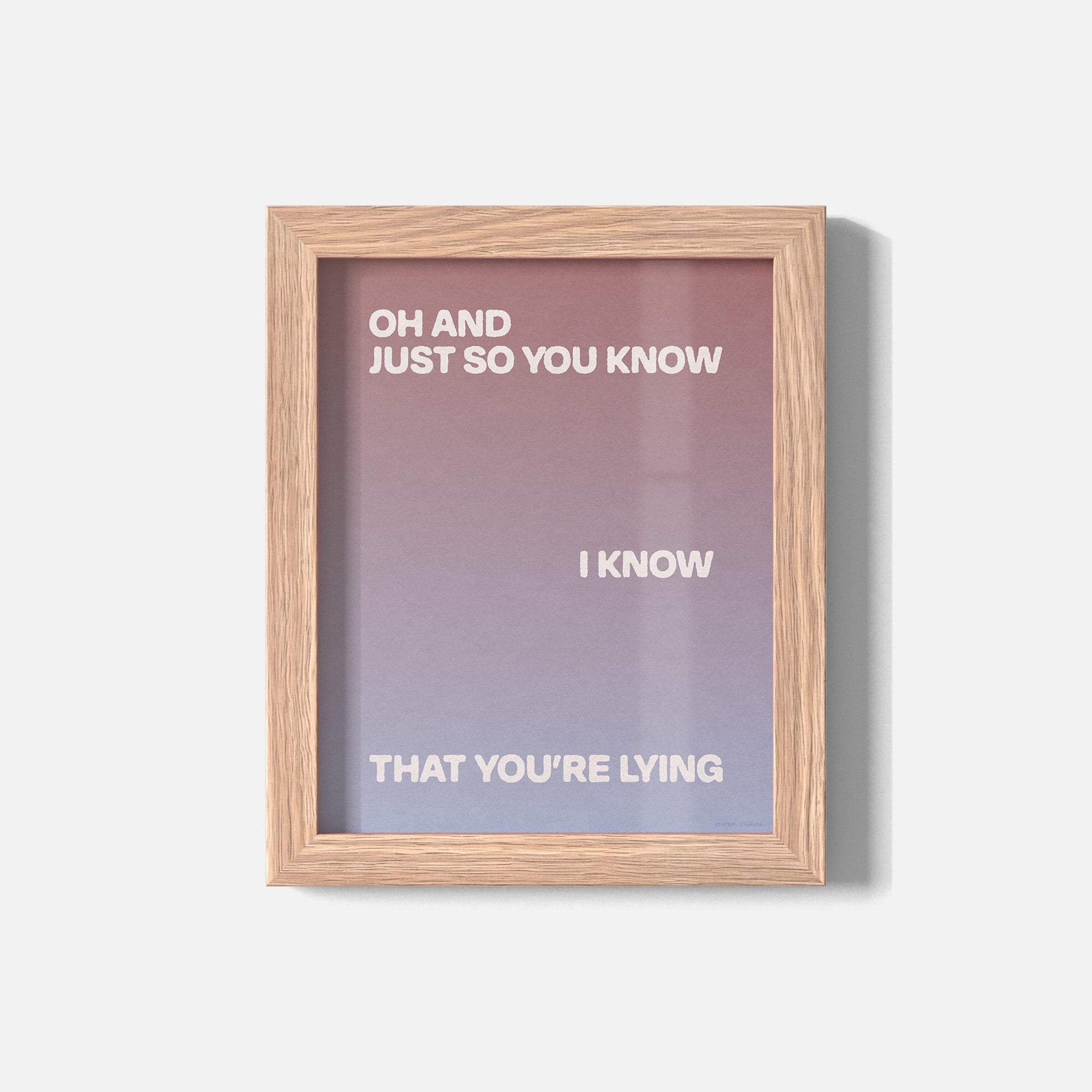 LYING PRINT