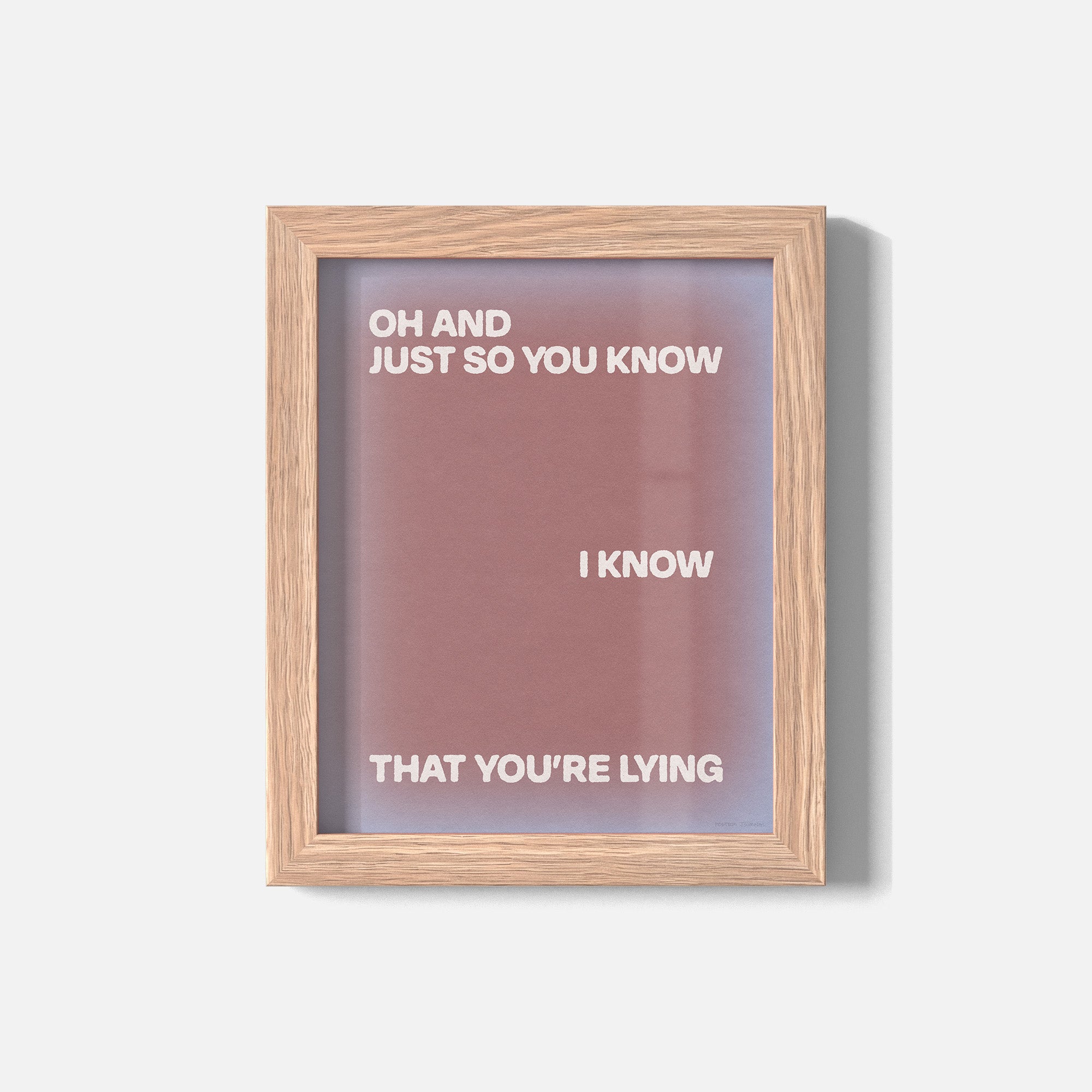 LYING PRINT