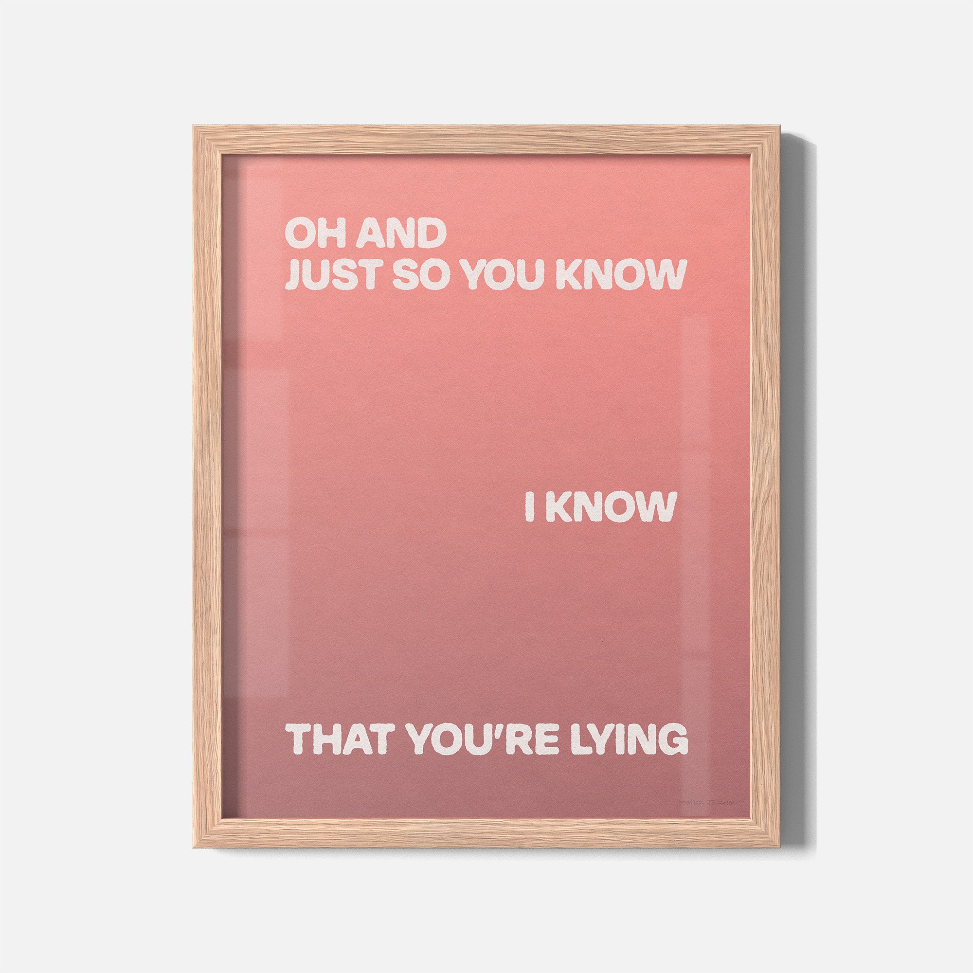LYING PRINT
