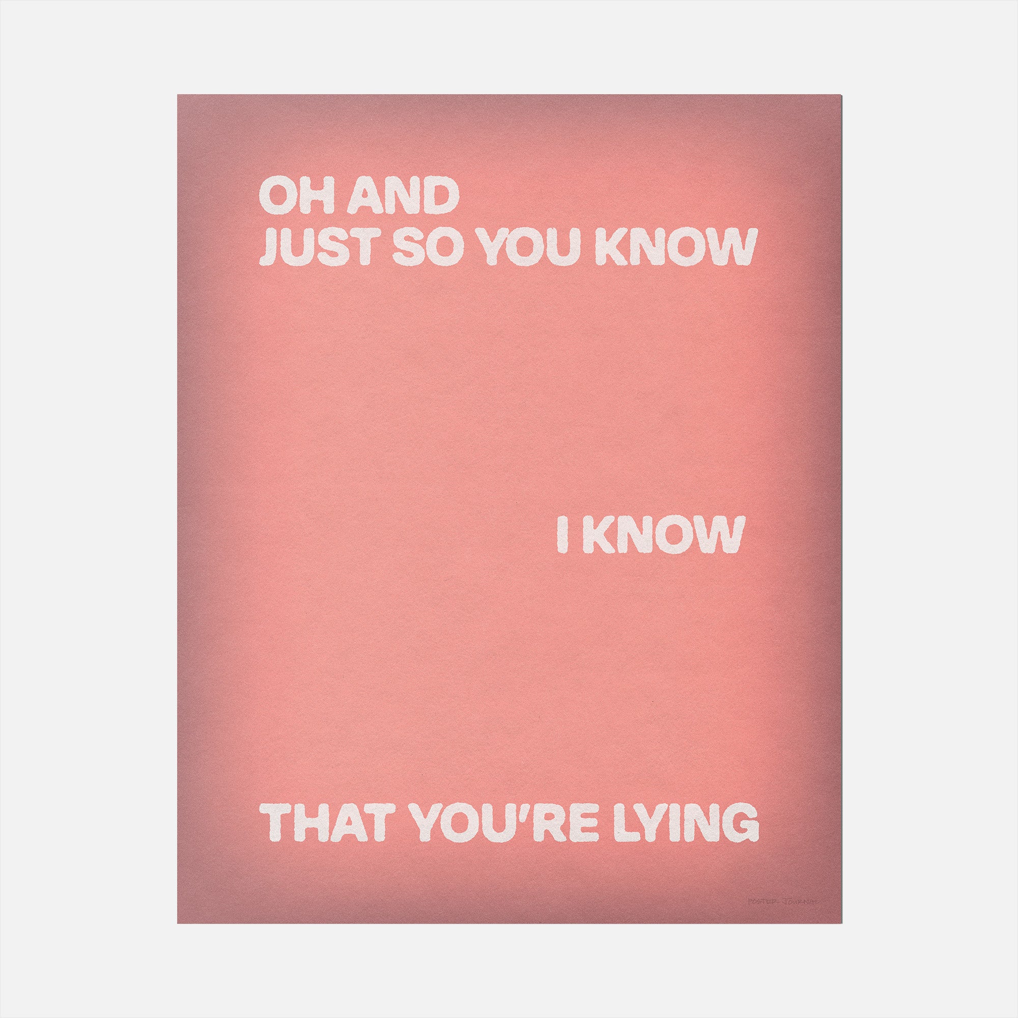 LYING PRINT