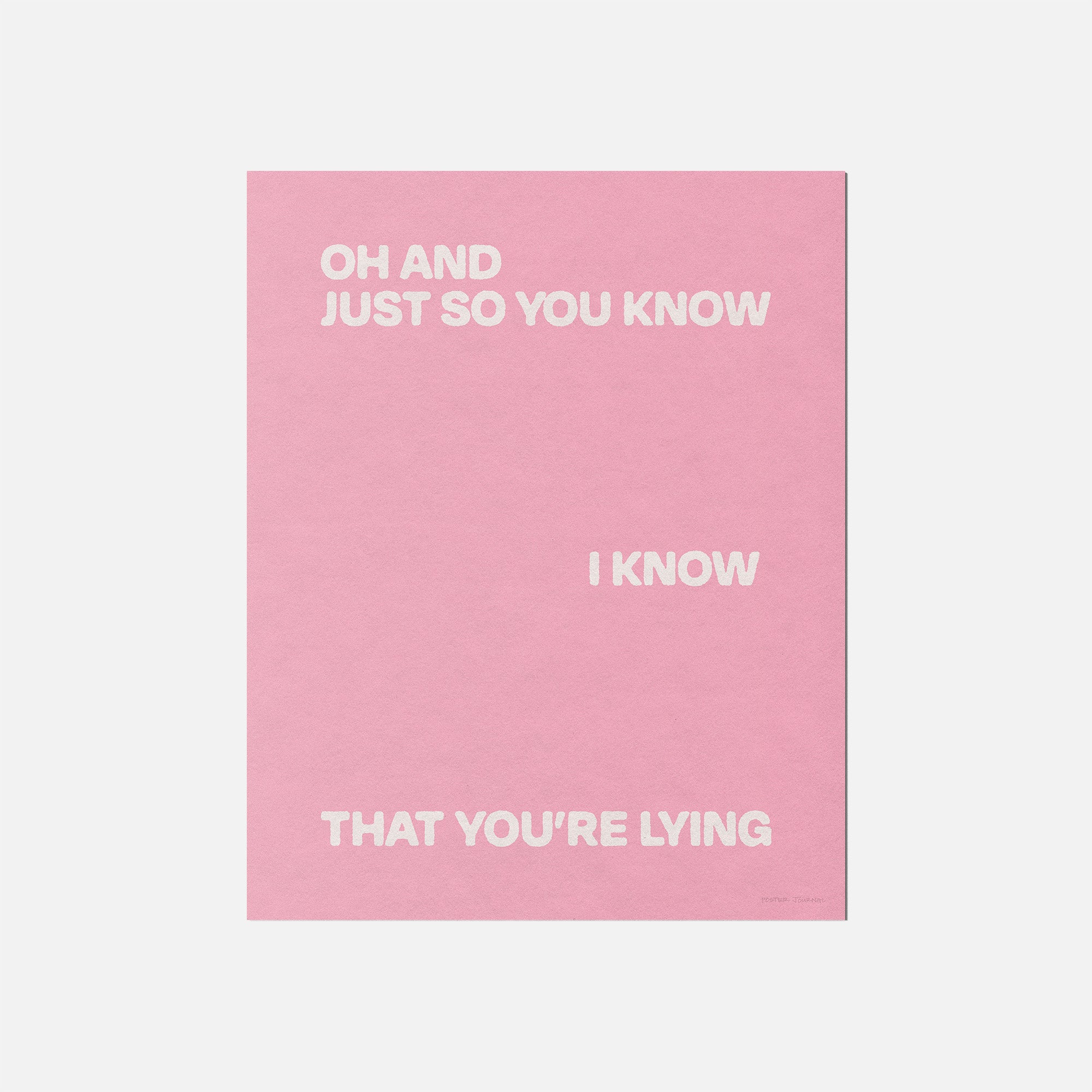LYING PRINT