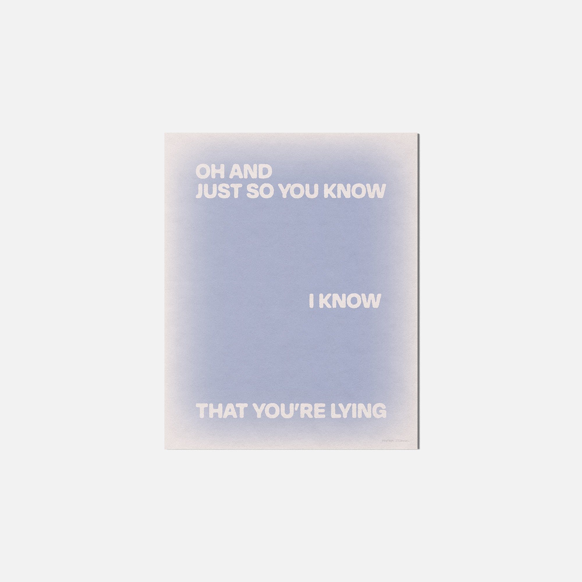 LYING PRINT