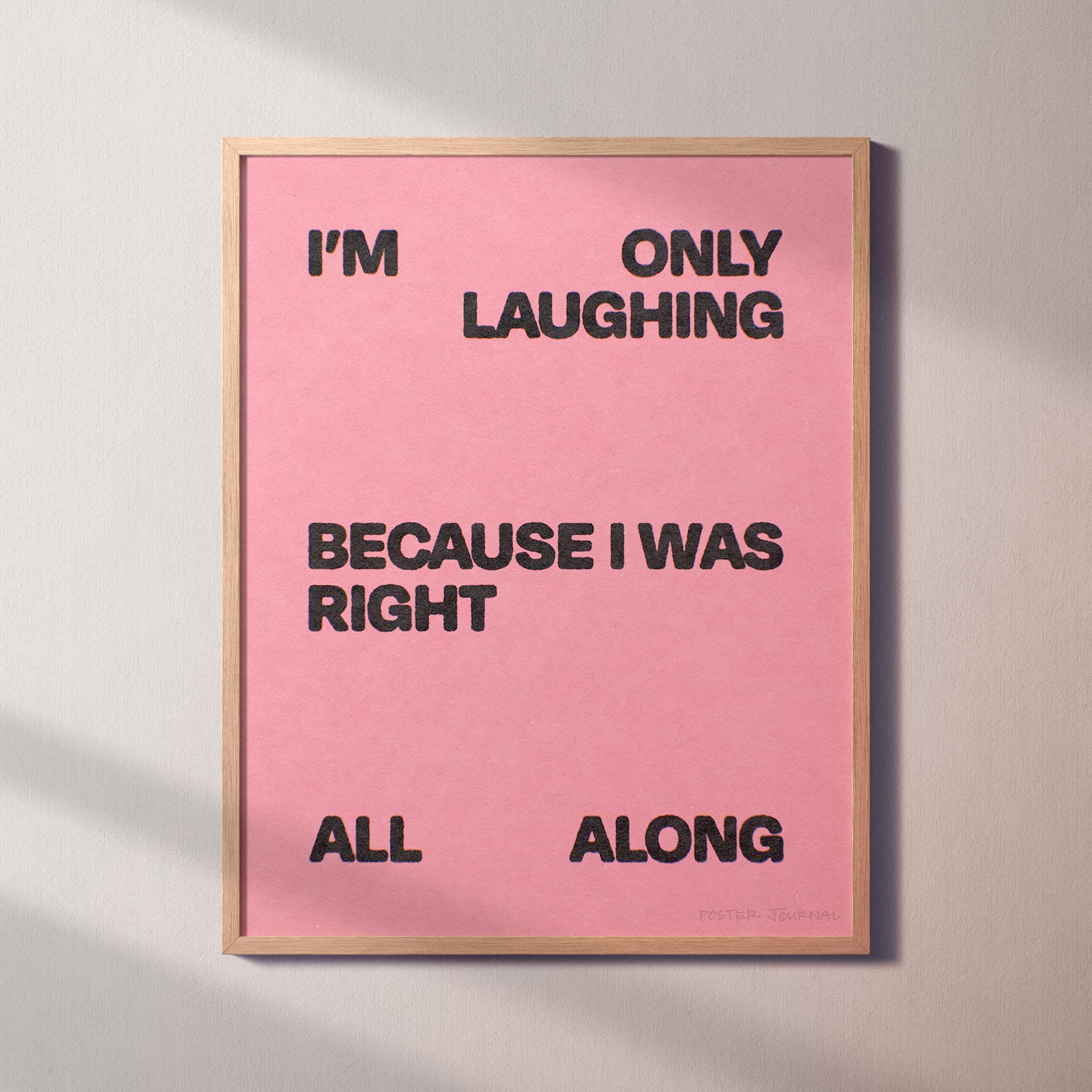 LAUGHING PRINT