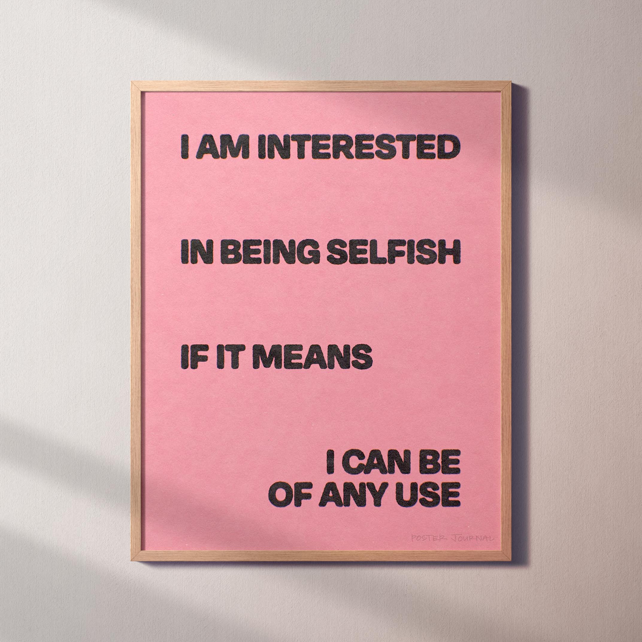 SELFISH PRINT