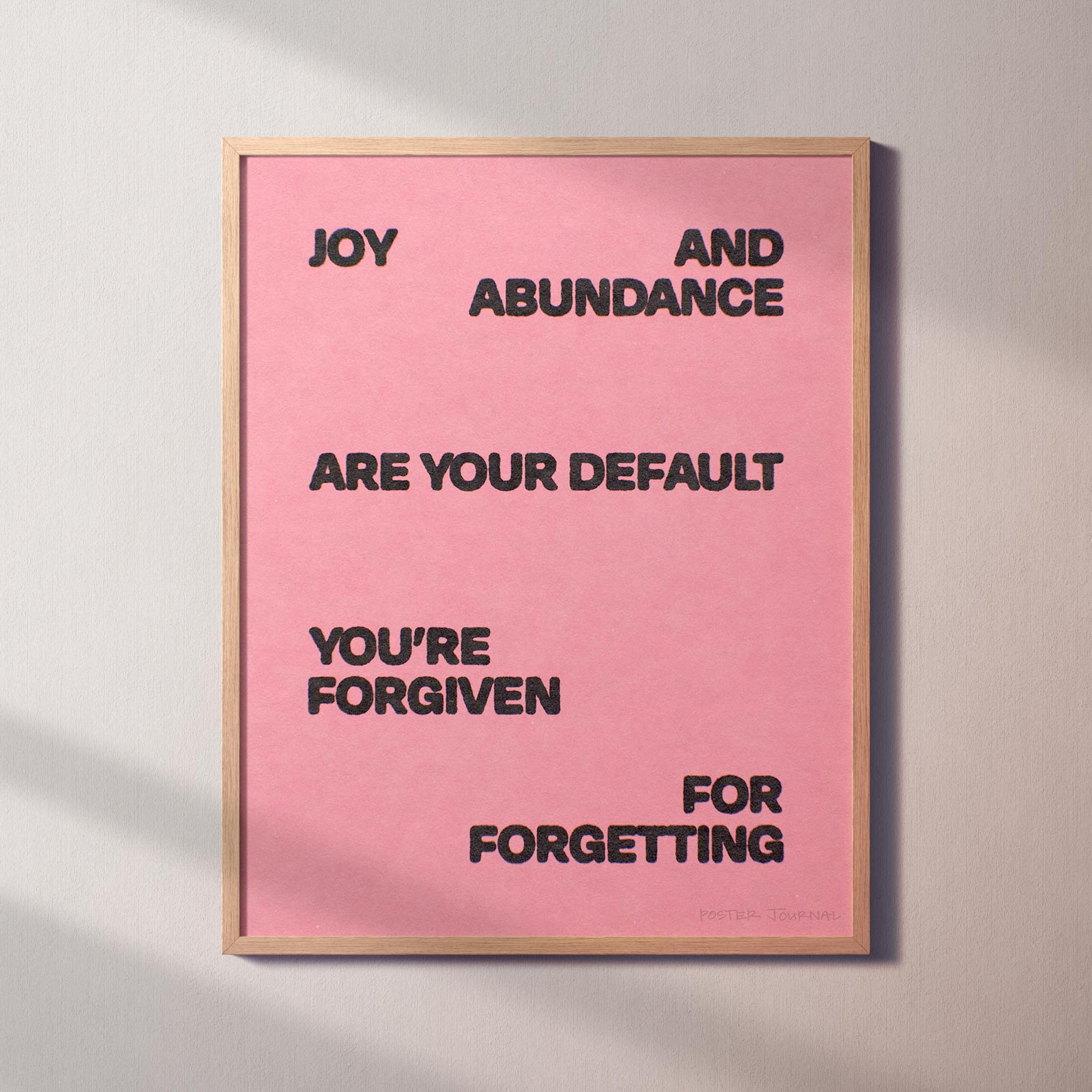 FORGIVEN PRINT